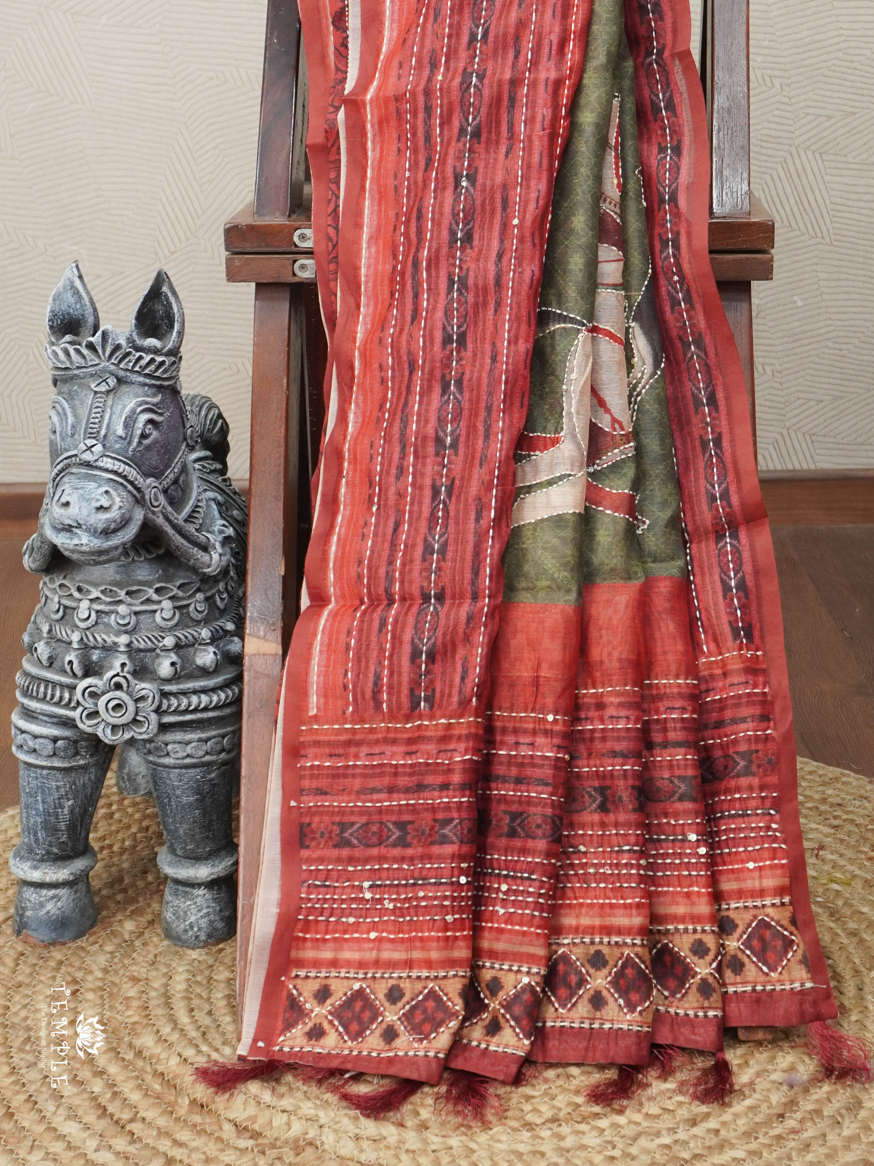 Kantha Work Saree | TTDS2961