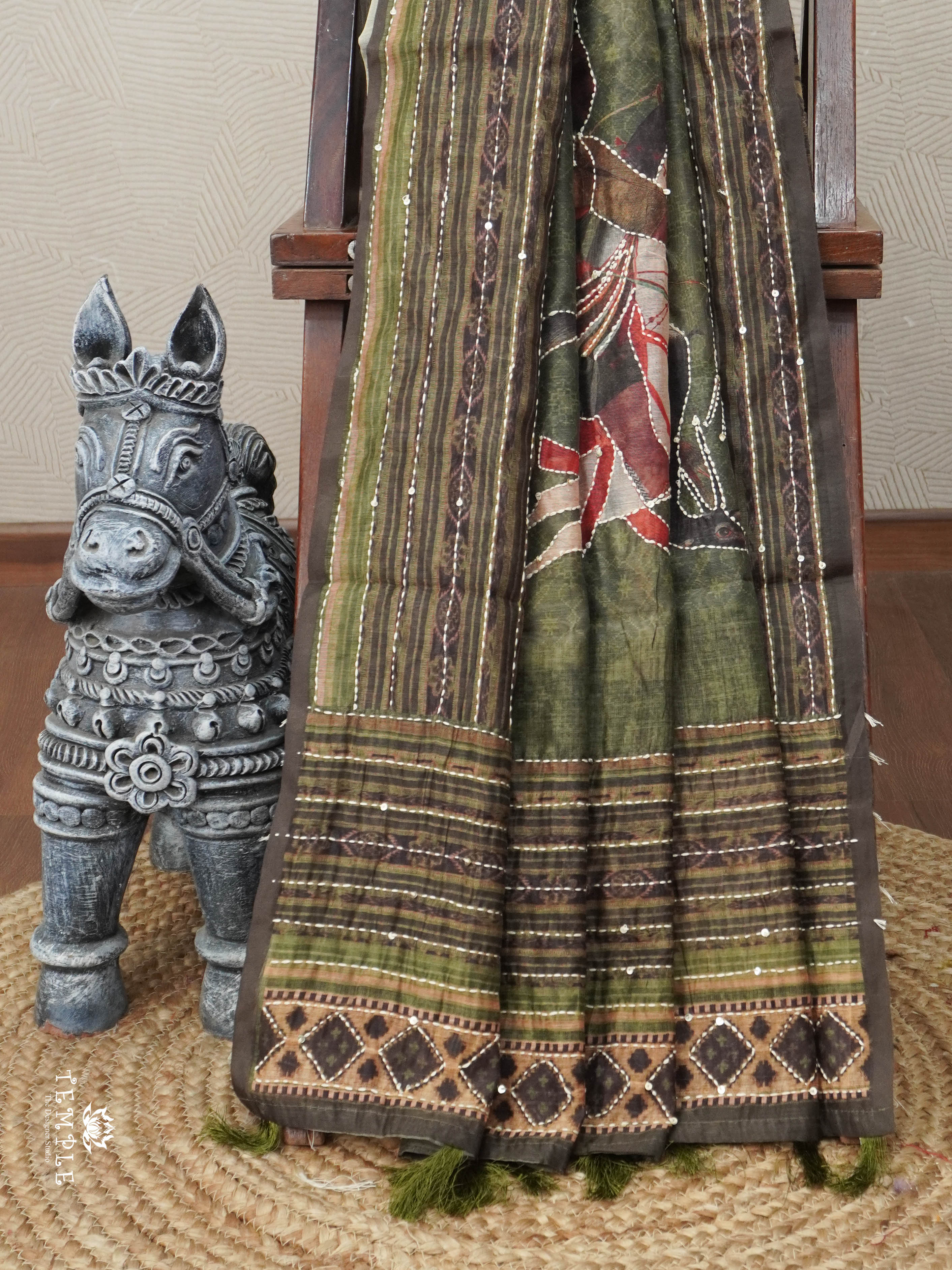 Kantha Work Saree | TTDS2961