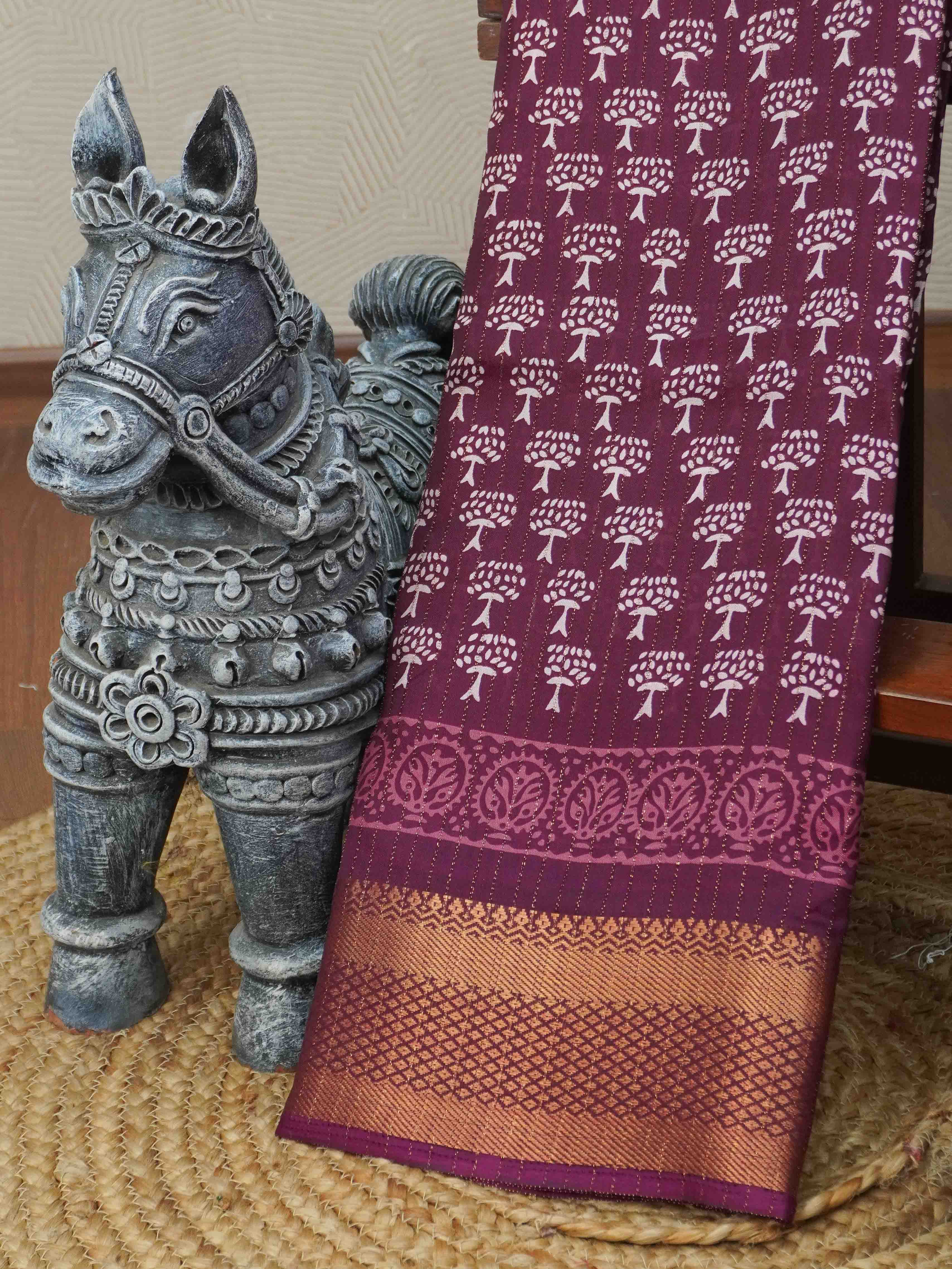 Printed Dola Saree | TTDS3403