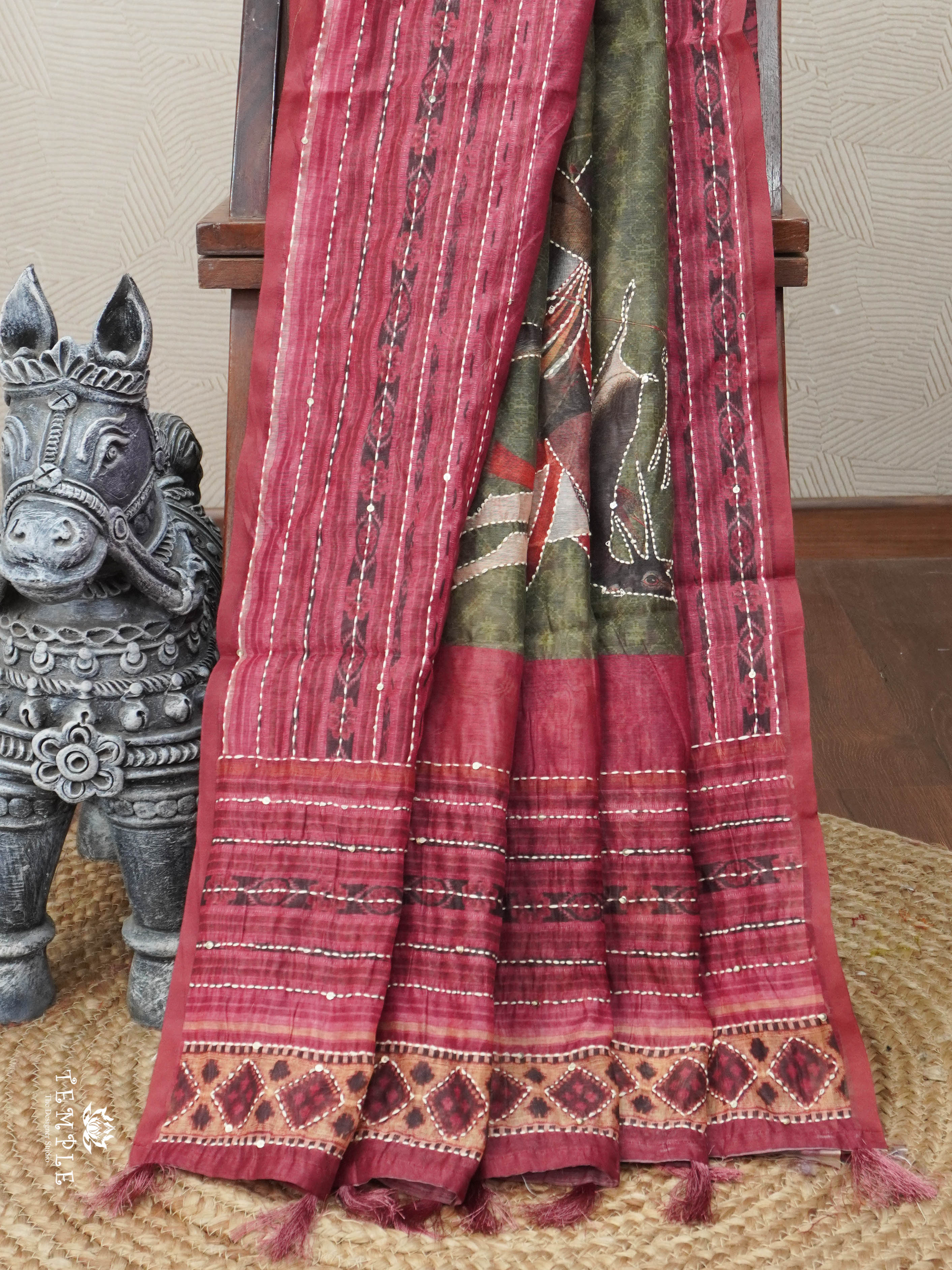 Kantha Work Saree | TTDS2961