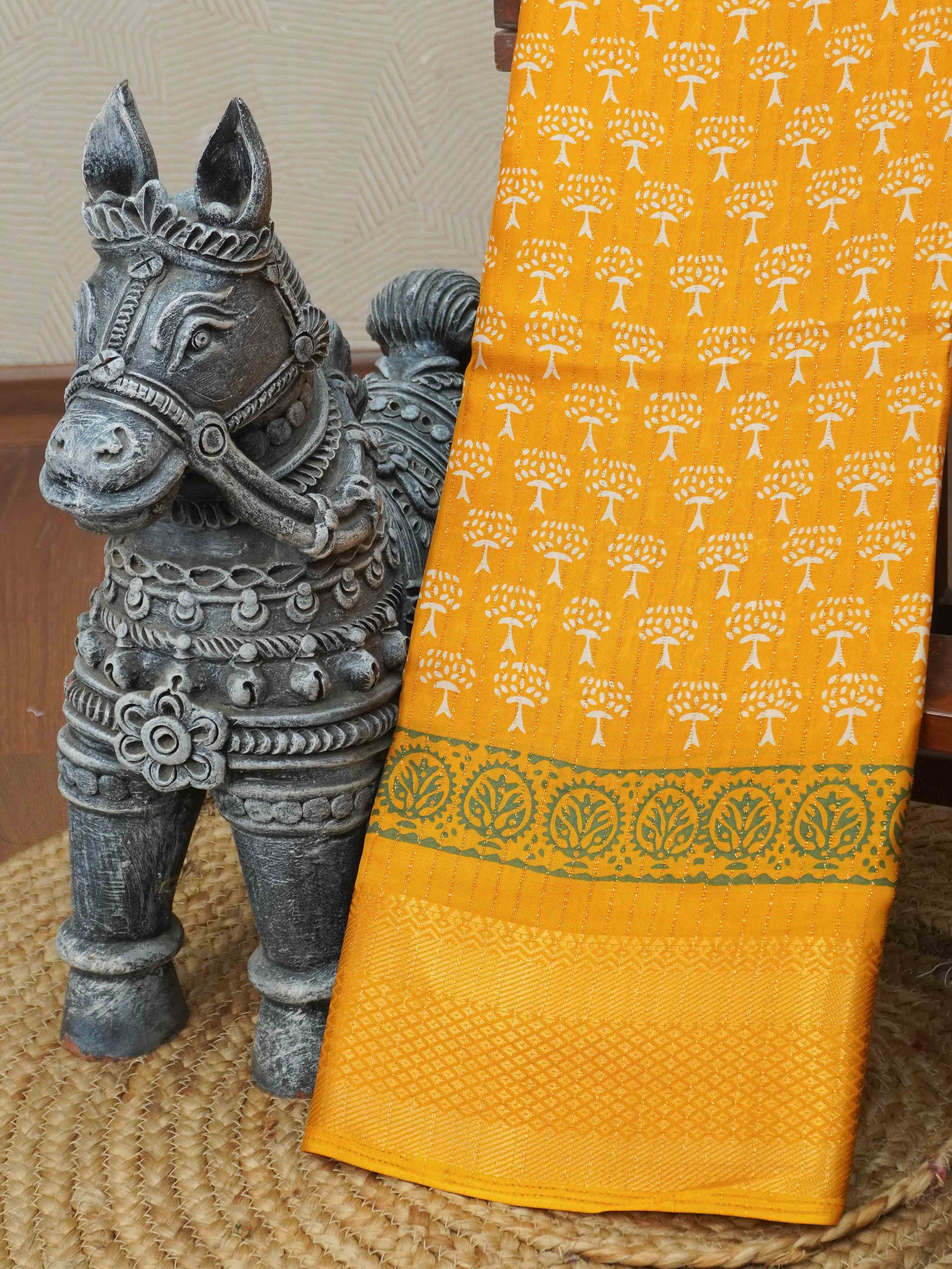Printed Dola Saree | TTDS3403