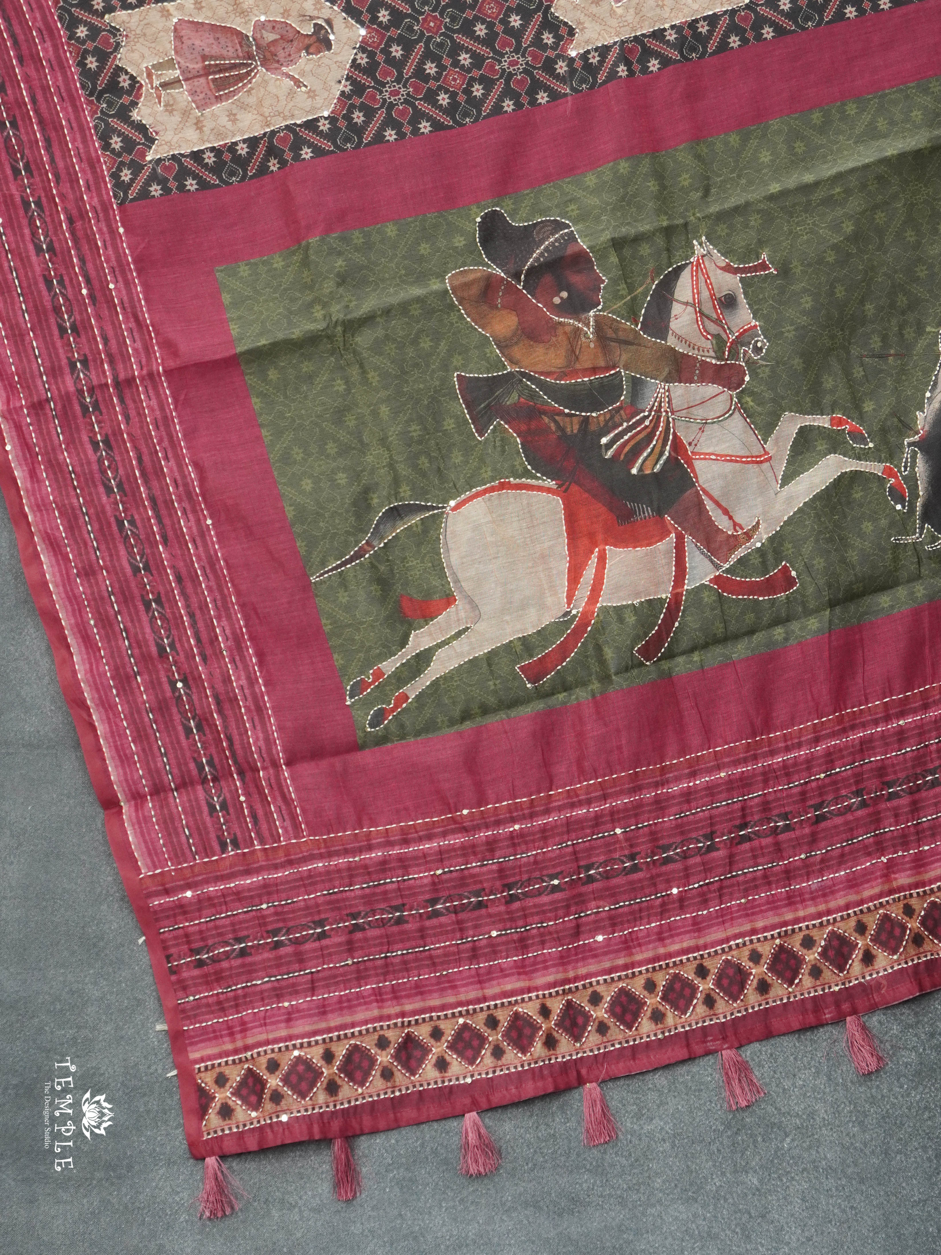 Kantha Work Saree | TTDS2961