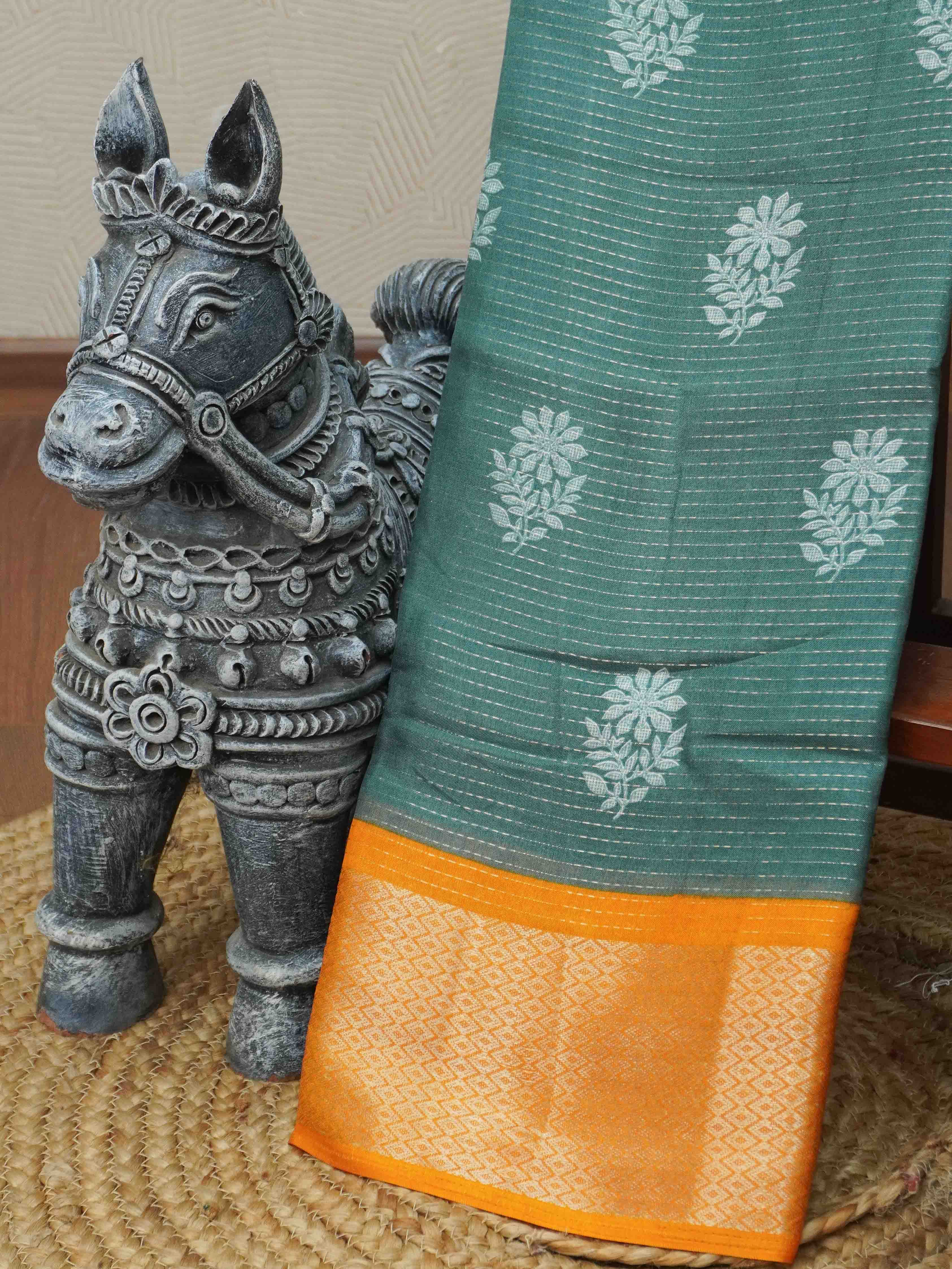 Printed Dola Saree | TTDS3404