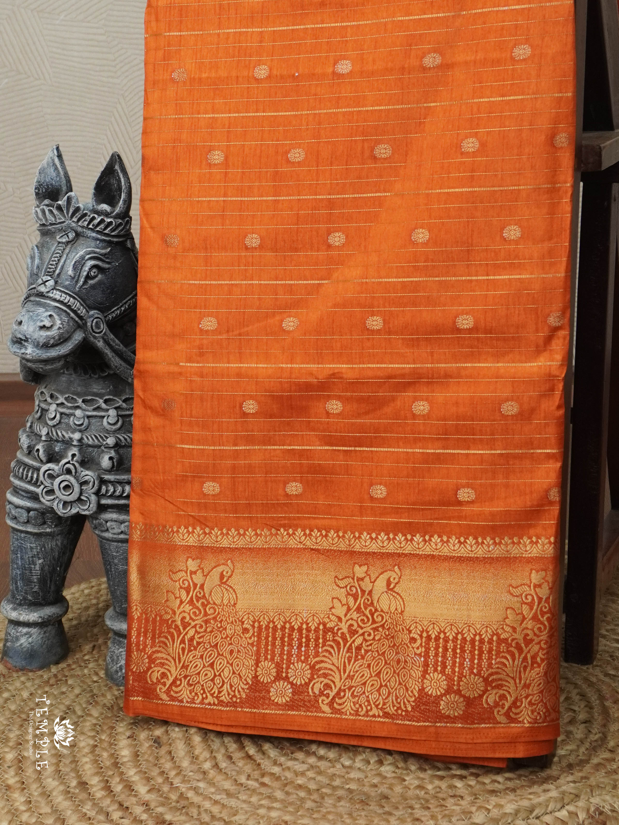 Semi Tussar Silk Saree | TTDS2036