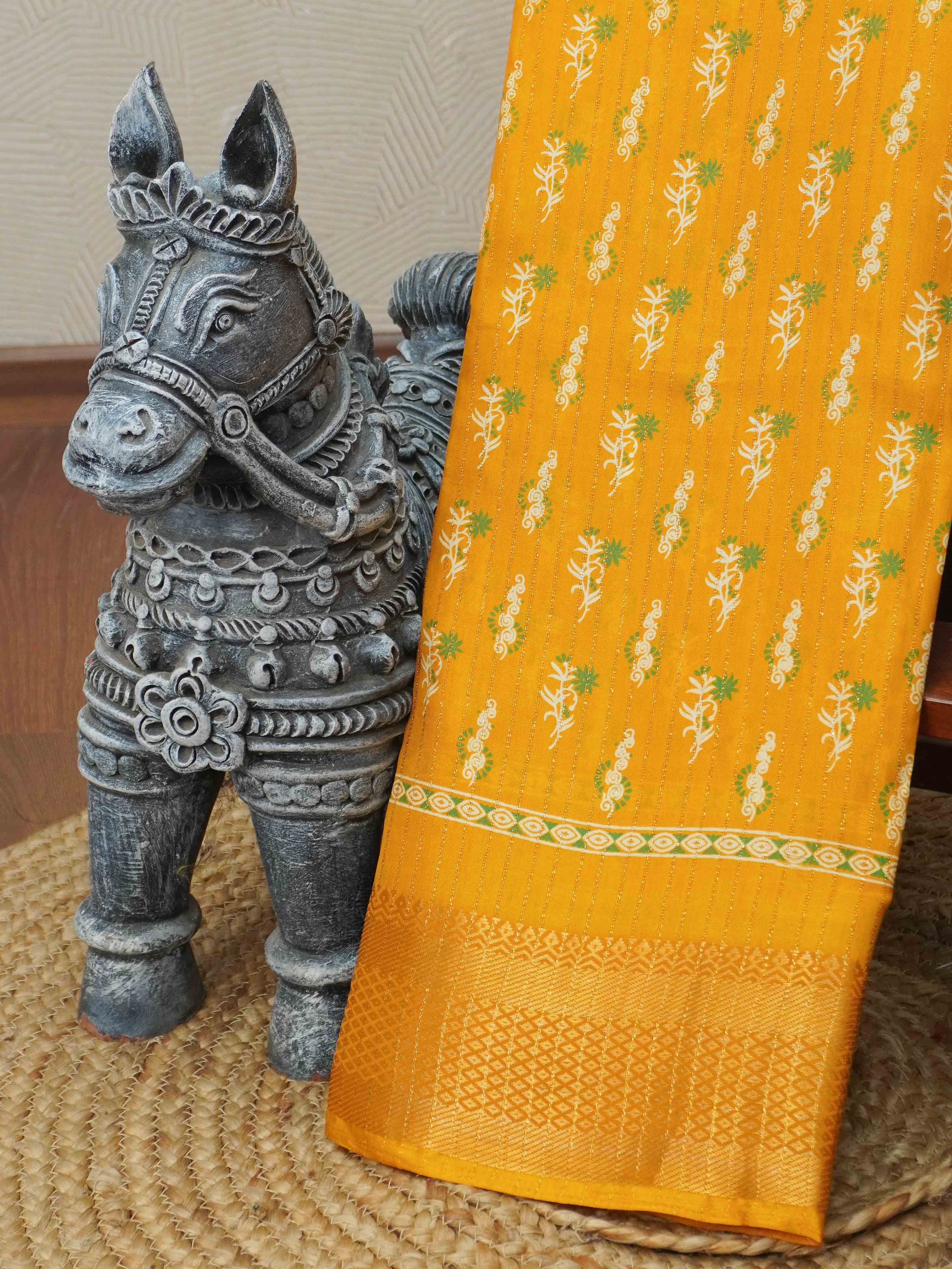 Printed Dola Saree | TTDS3401