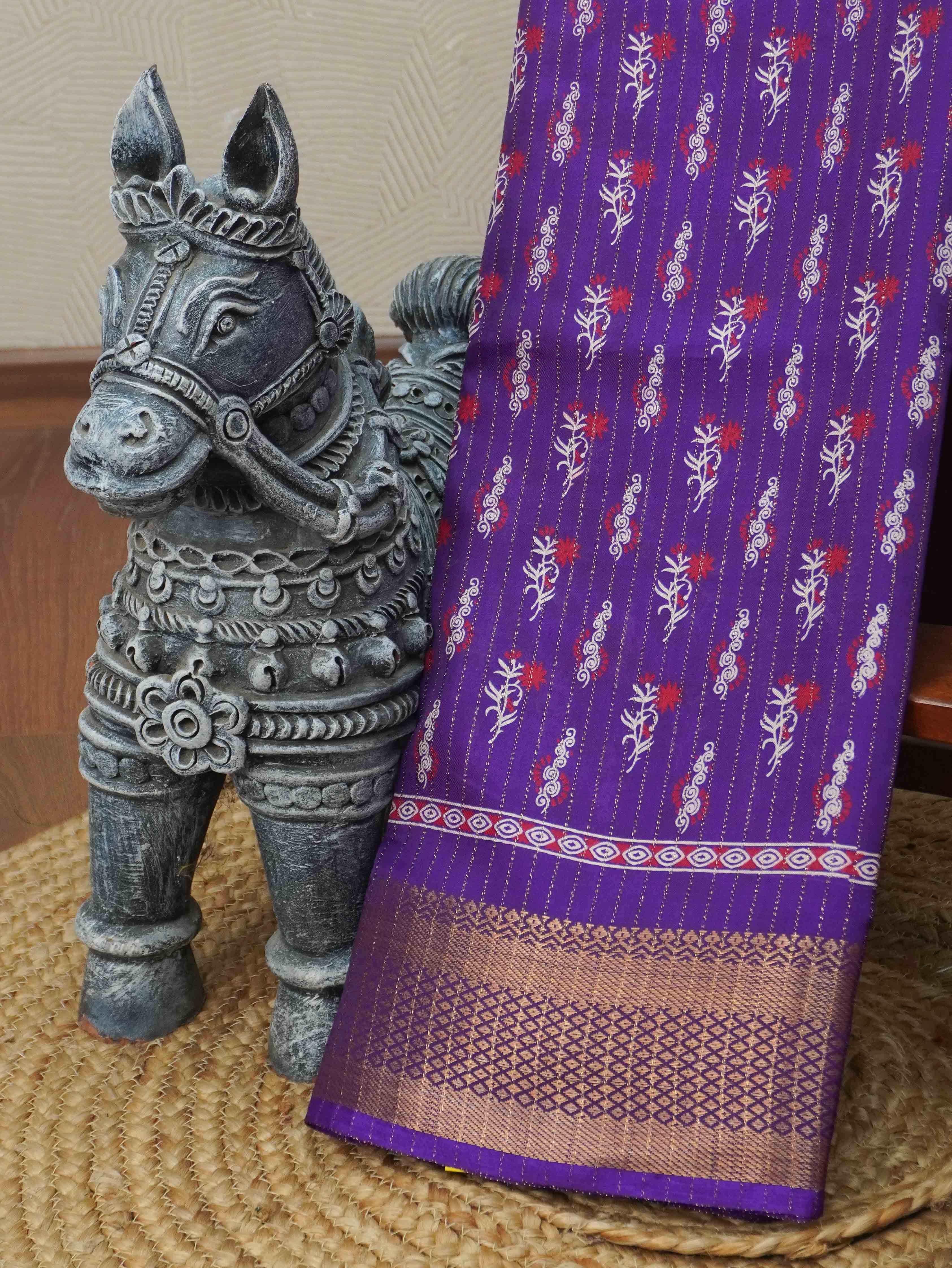 Printed Dola Saree | TTDS3401