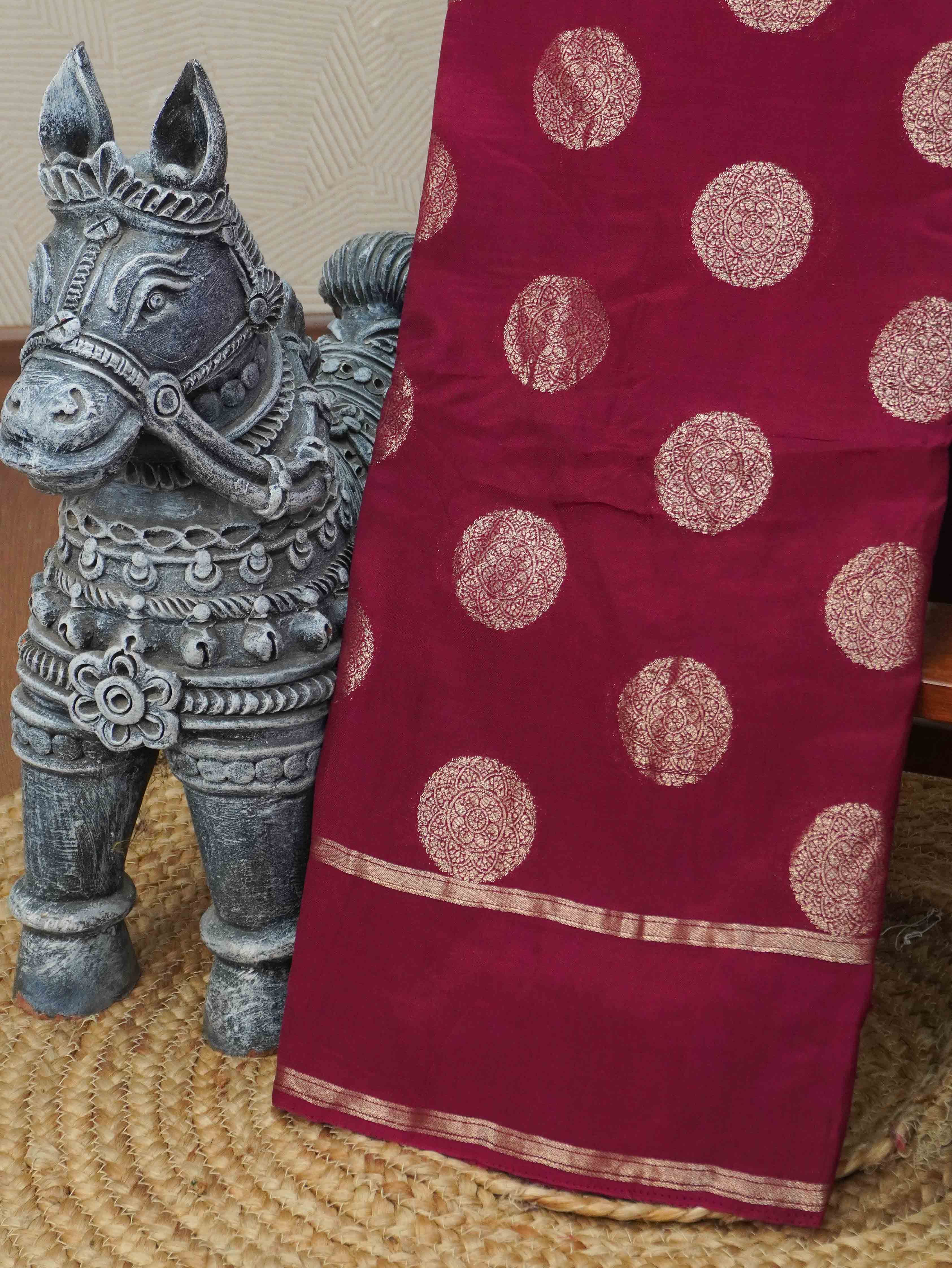 Linen Viscose Saree | TTDS3398