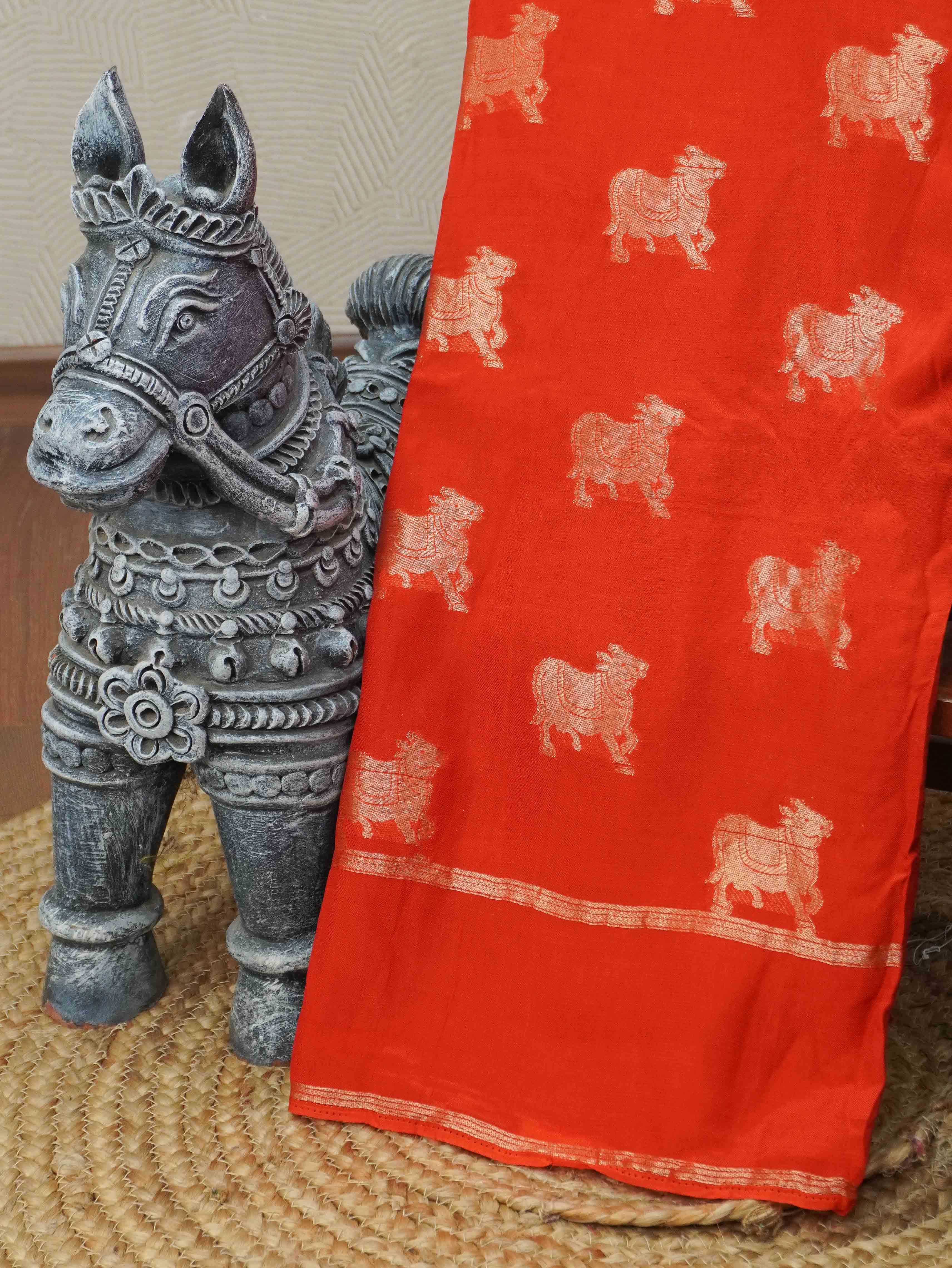 Linen Viscose Saree | TTDS3416