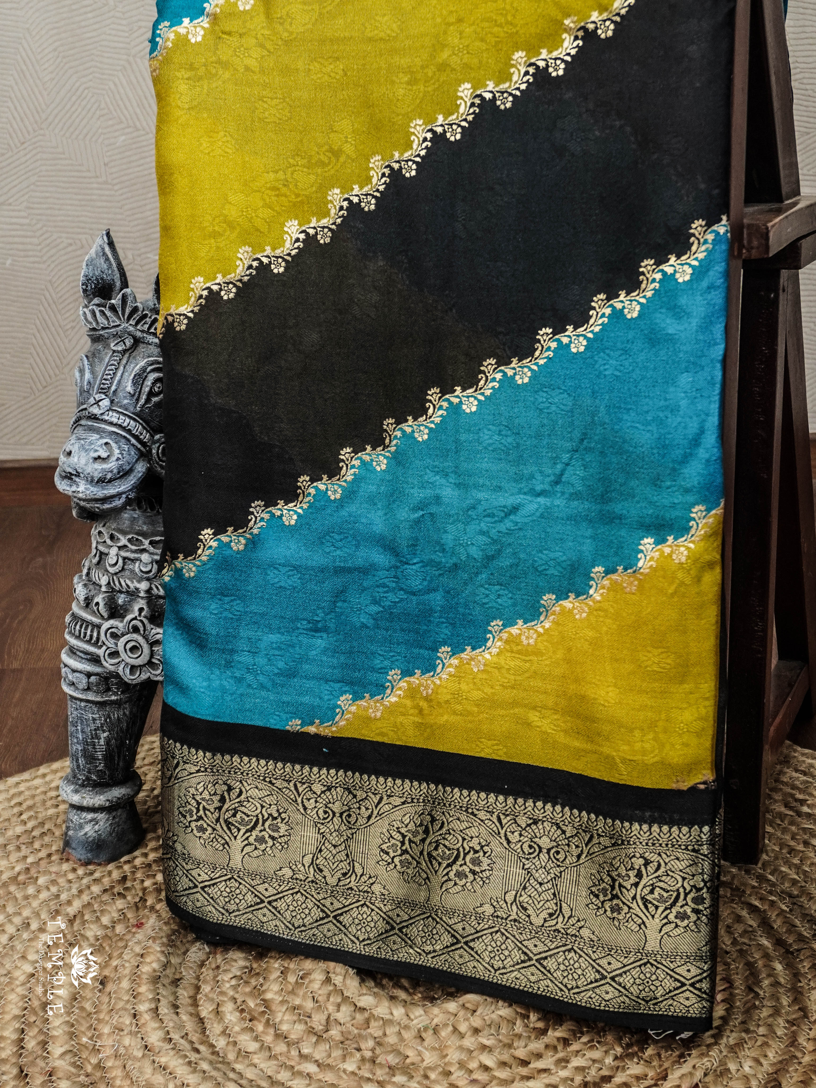 Georgette Saree With Leheriya Pattern | TTDS2966