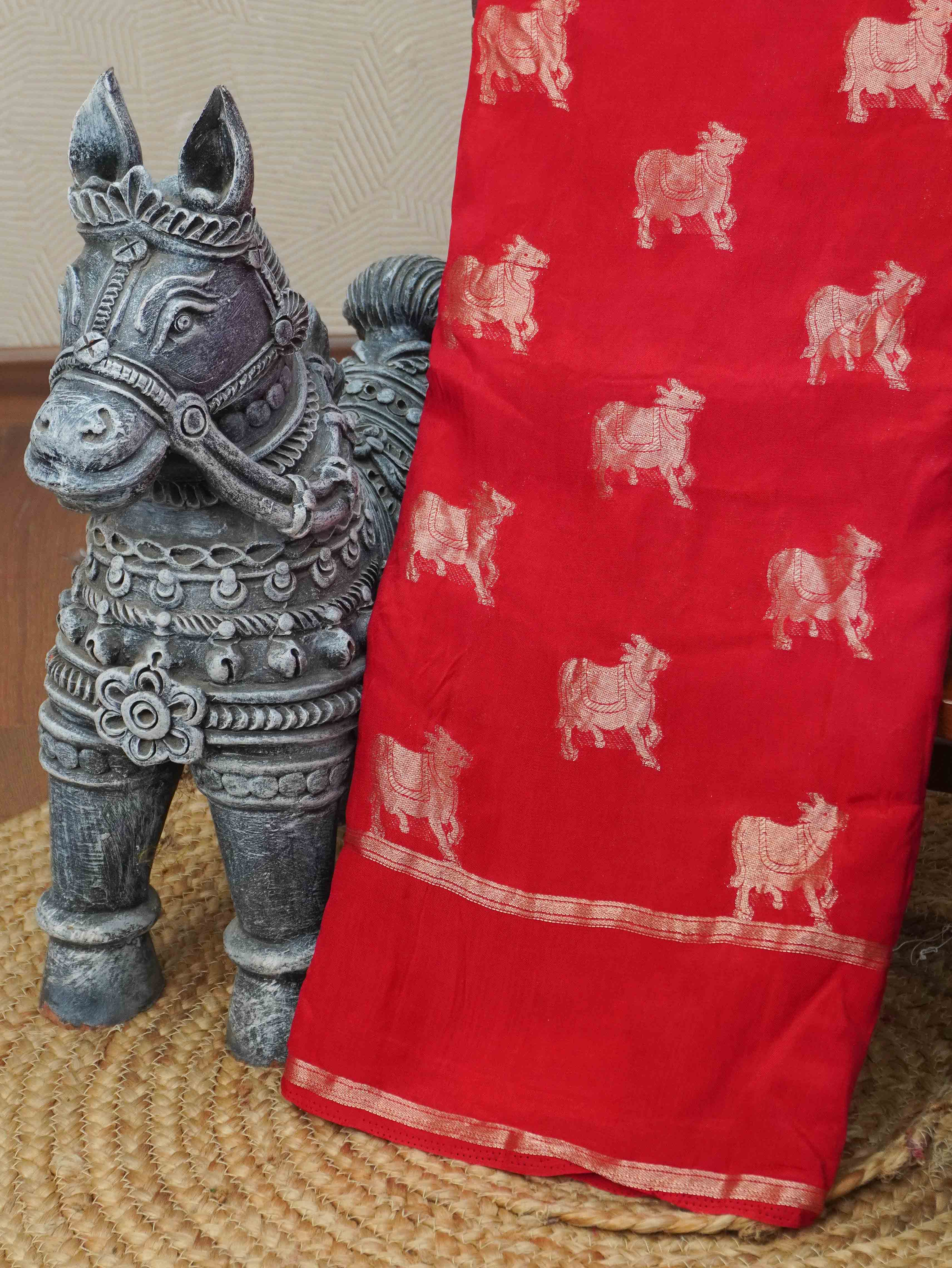 Linen Viscose Saree | TTDS3416