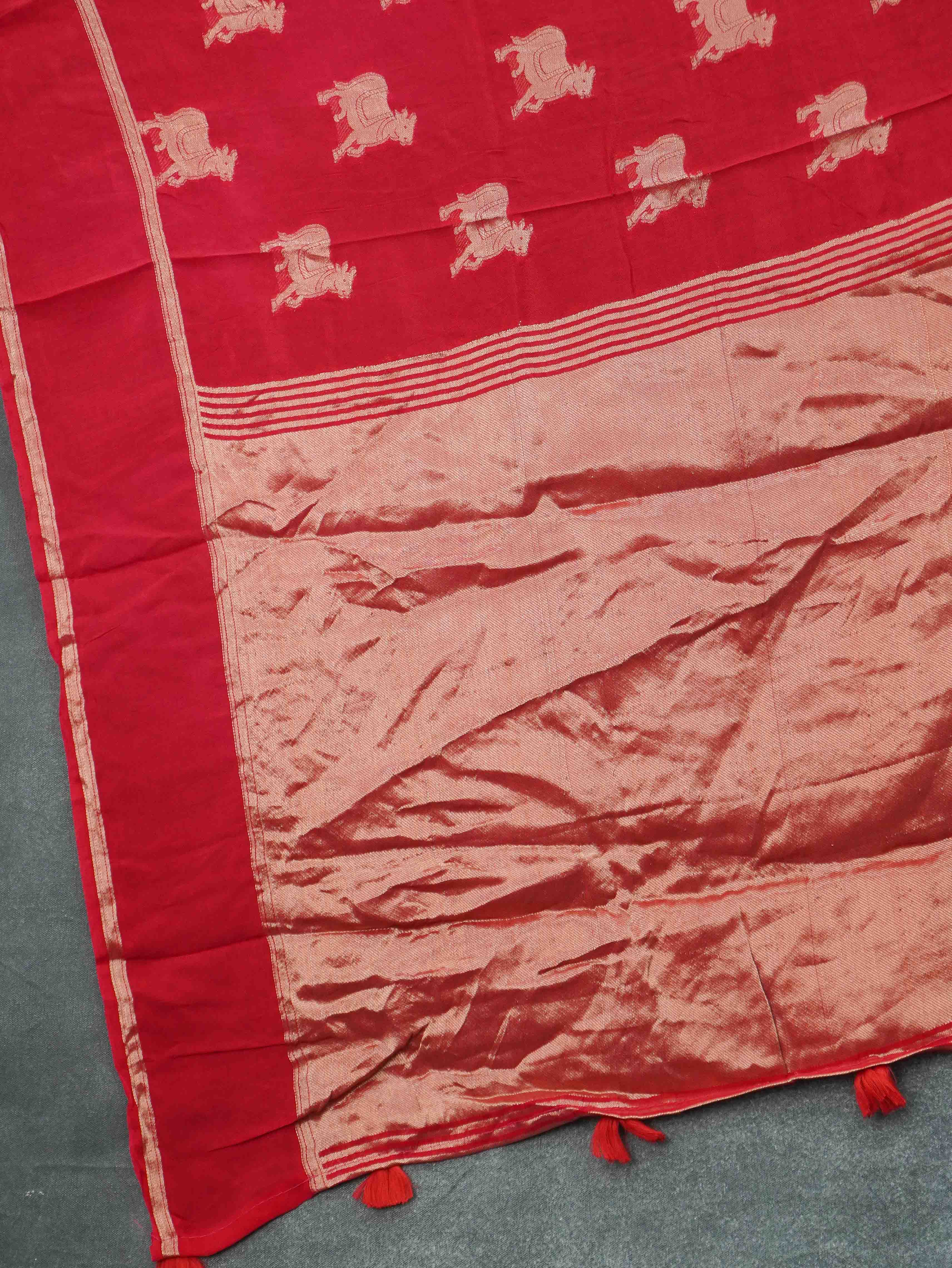 Linen Viscose Saree | TTDS3416