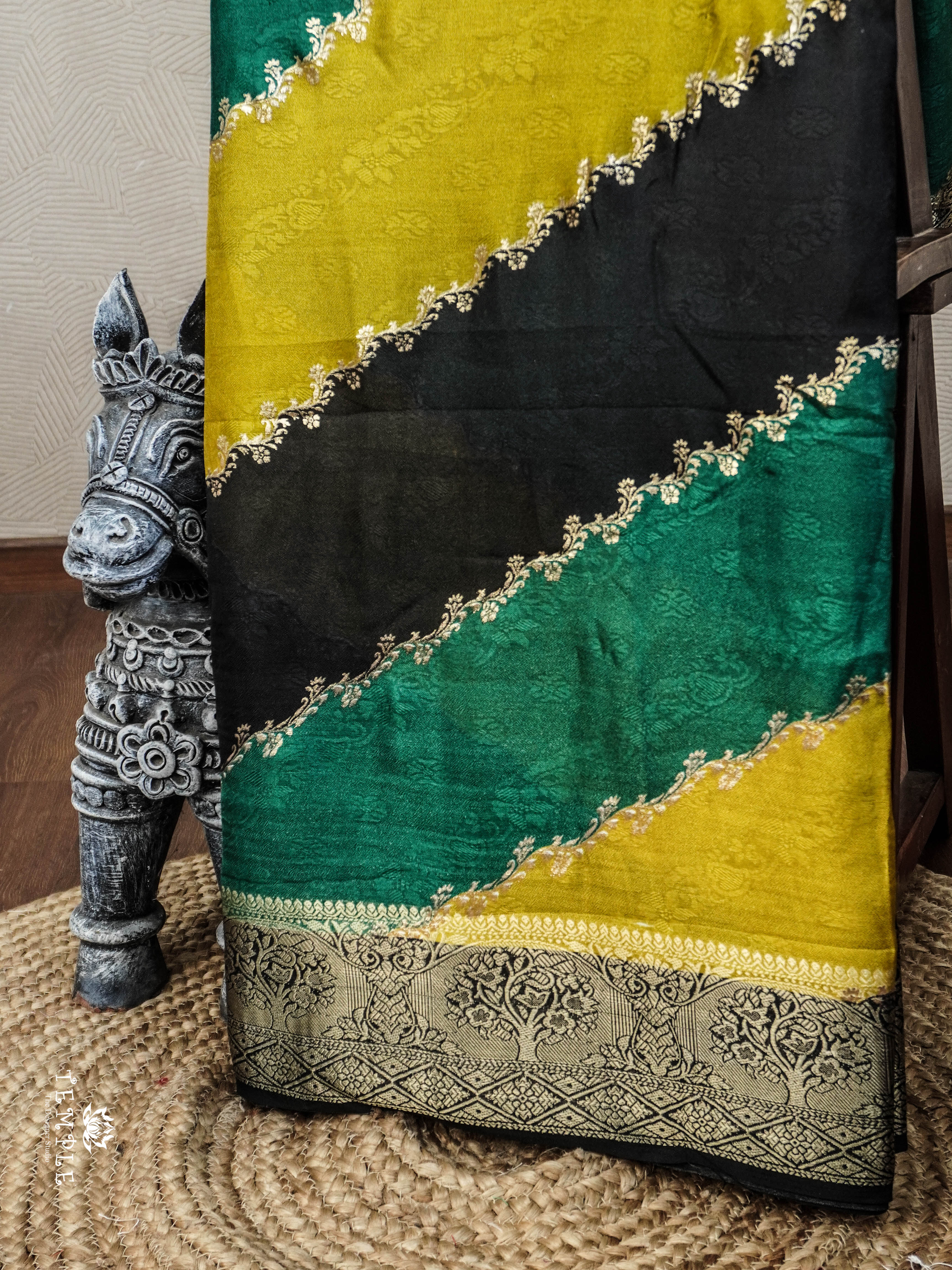 Georgette Saree With Leheriya Pattern | TTDS2966