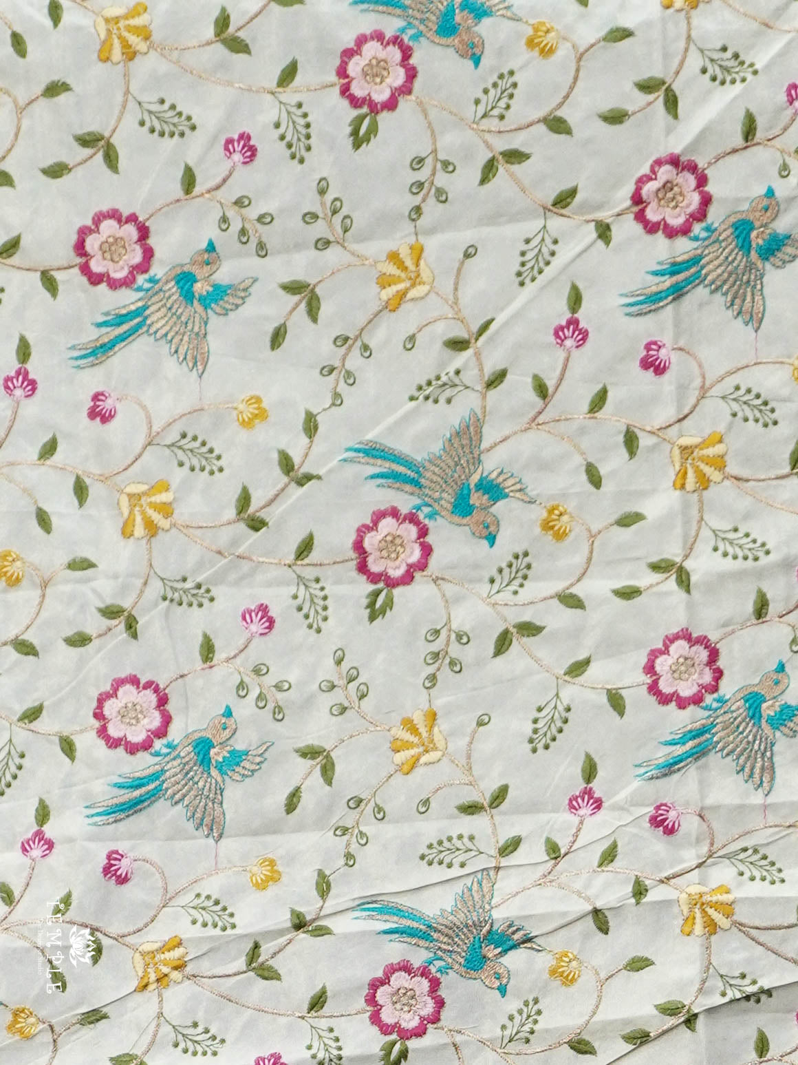Designer Saree With Embroidery Pattern | TTDS2971