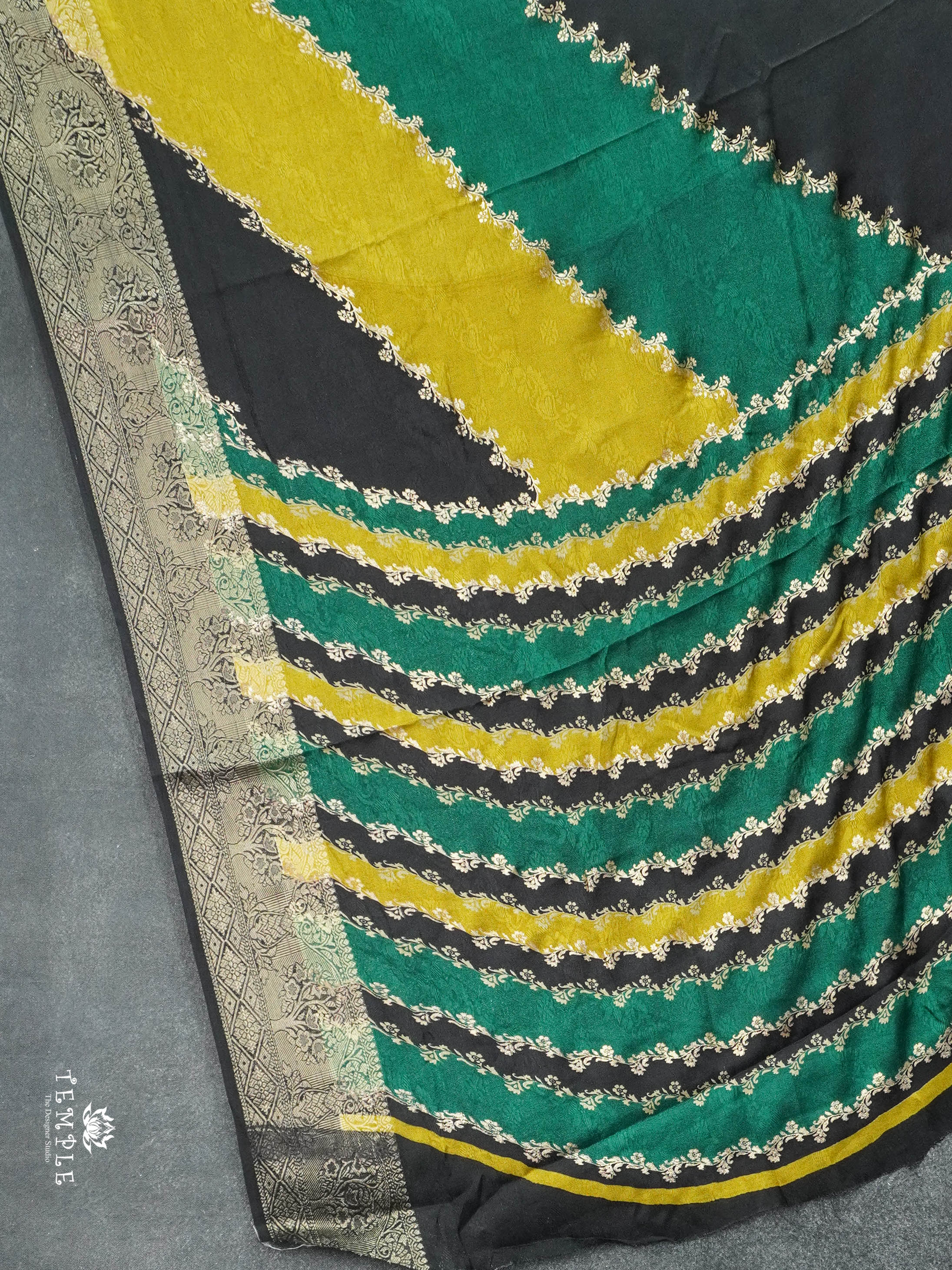 Georgette Saree With Leheriya Pattern | TTDS2966