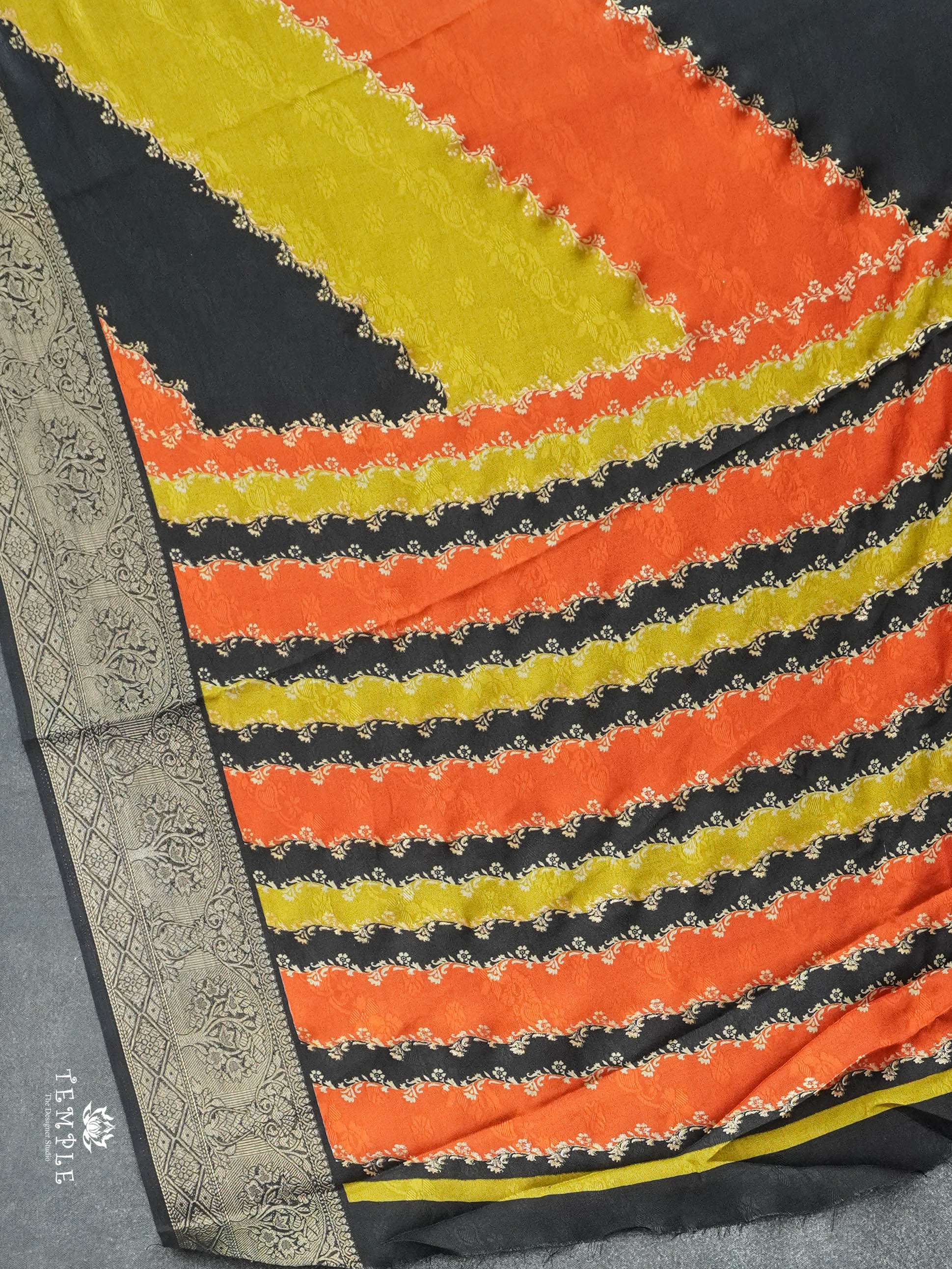 Georgette Saree With Leheriya Pattern | TTDS2966