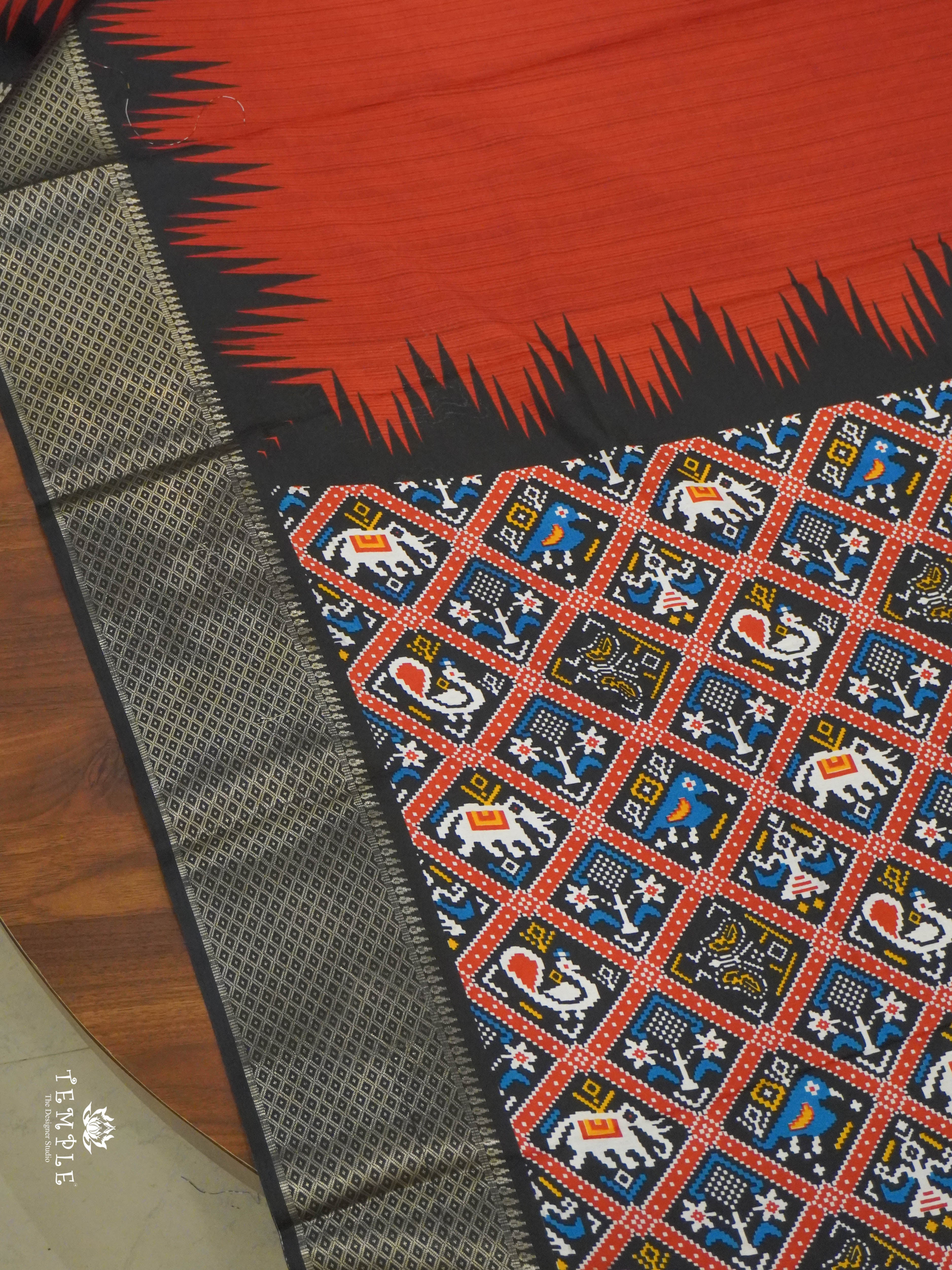 Dola Silk Saree With Temple Border | TTDS1496 | PRE BOOKING