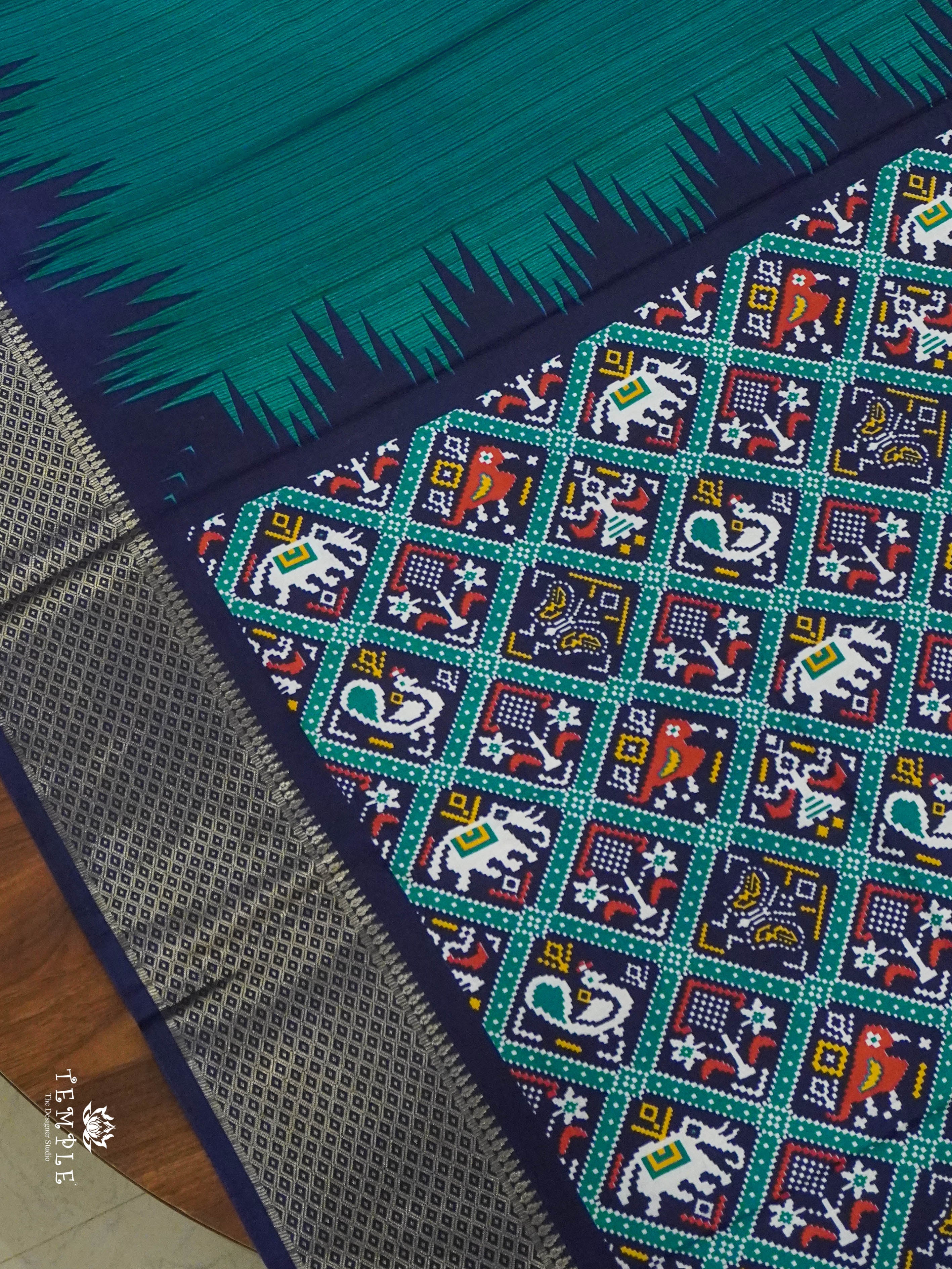 Dola Silk Saree With Temple Border | TTDS1496 | PRE BOOKING
