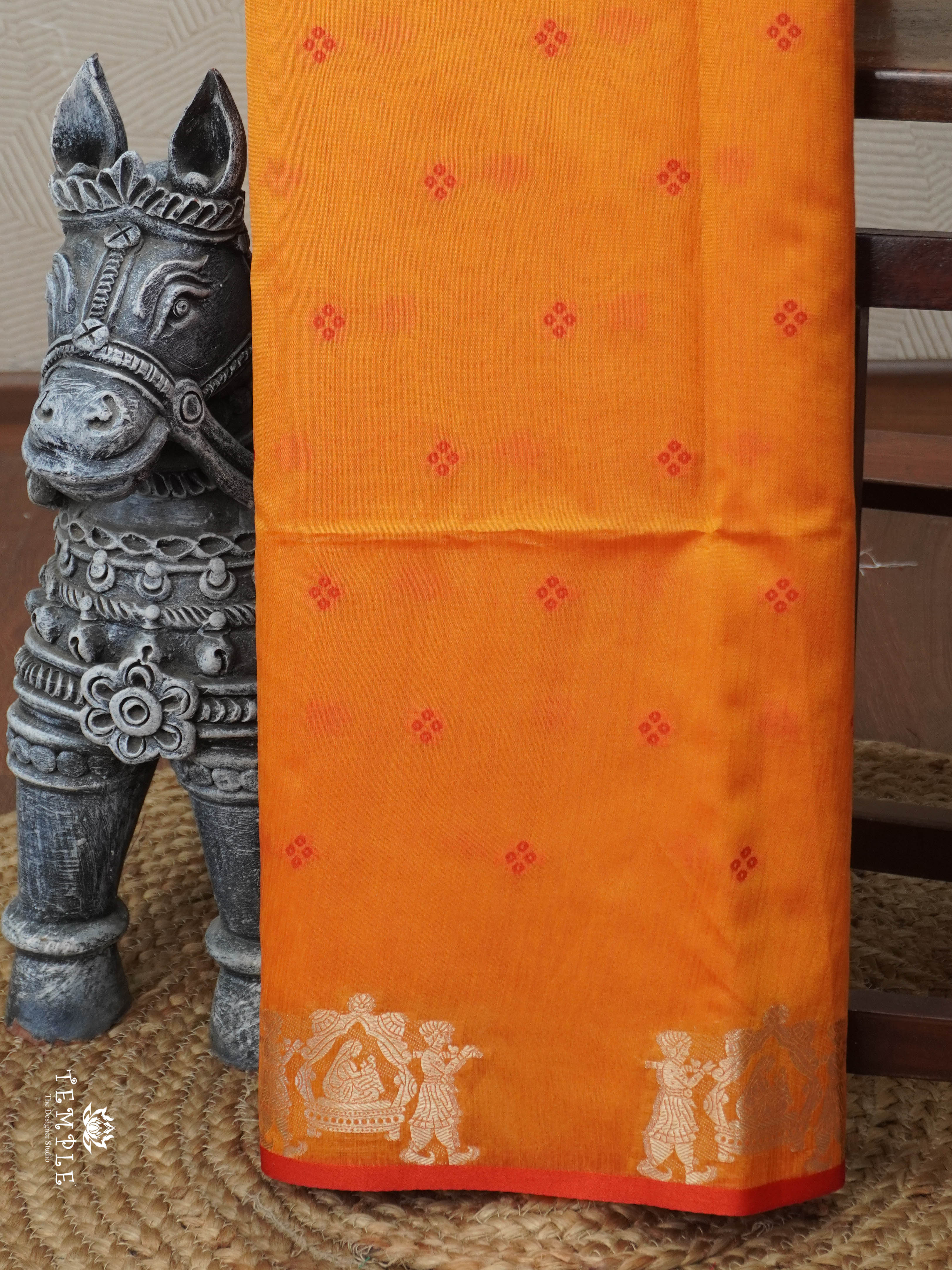 Raw Silk Saree | TTDS2969