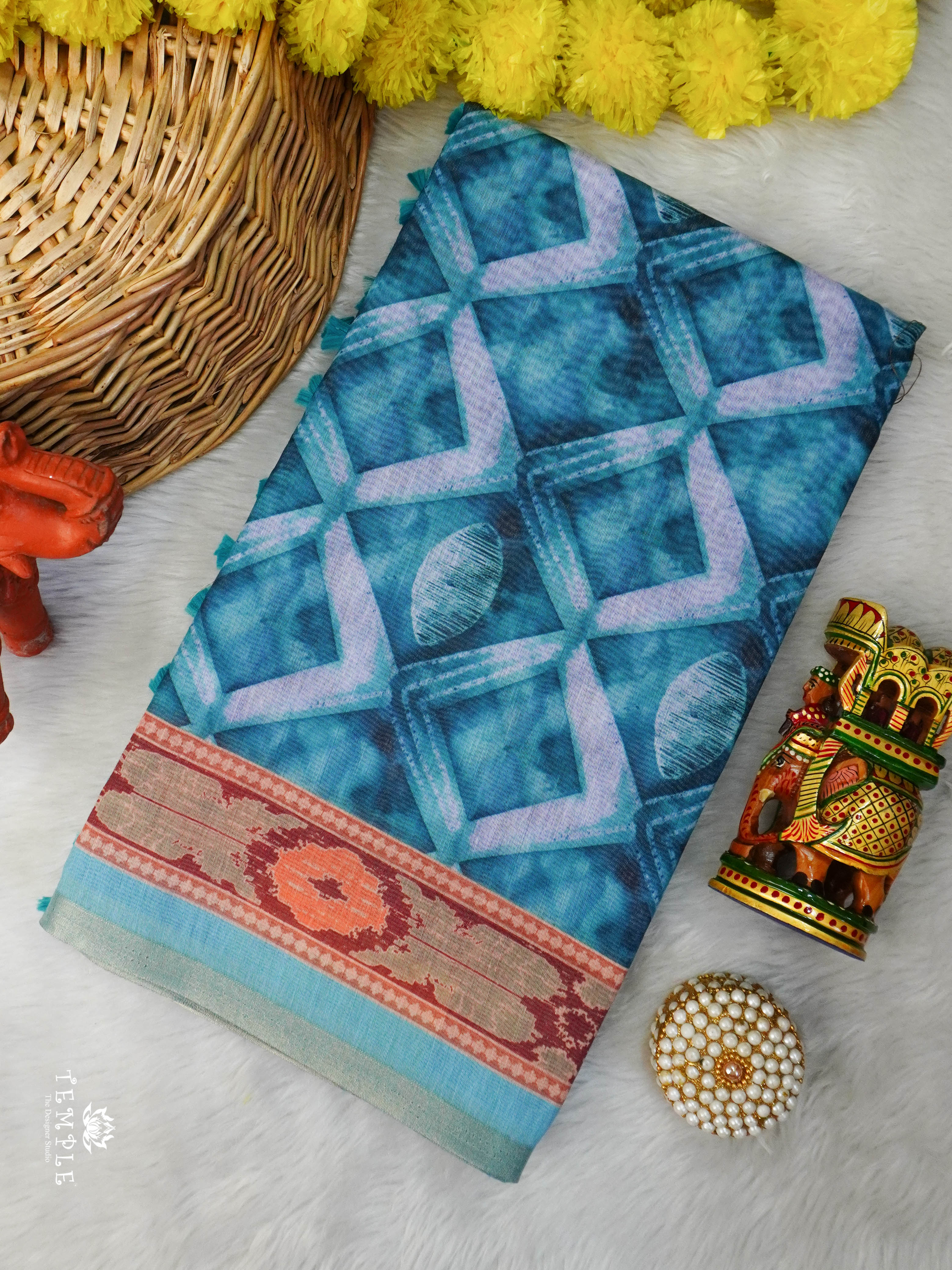 Chanderi Cotton Saree | TTDS2777