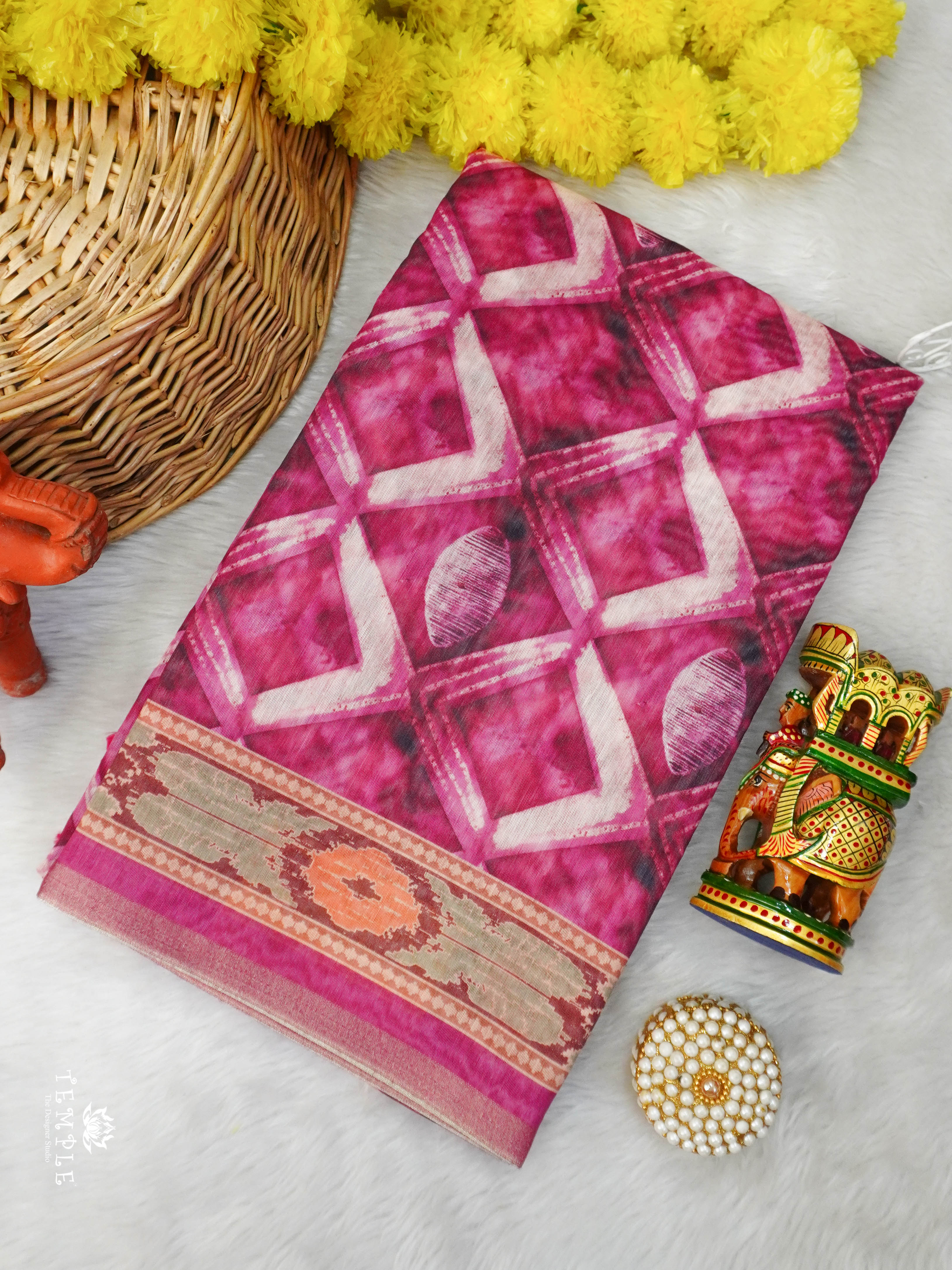 Chanderi Cotton Saree | TTDS2777