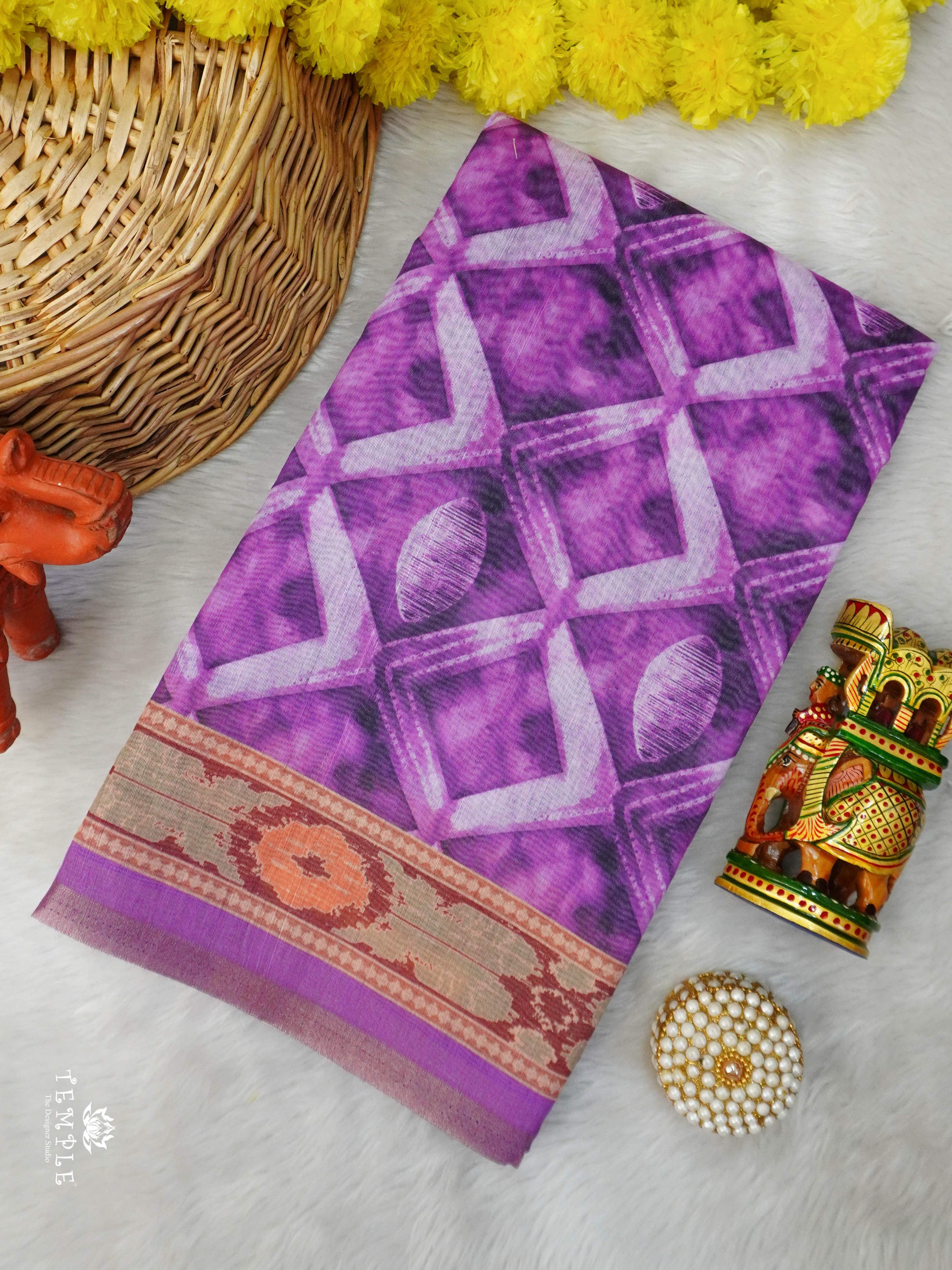 Chanderi Cotton Saree | TTDS2777