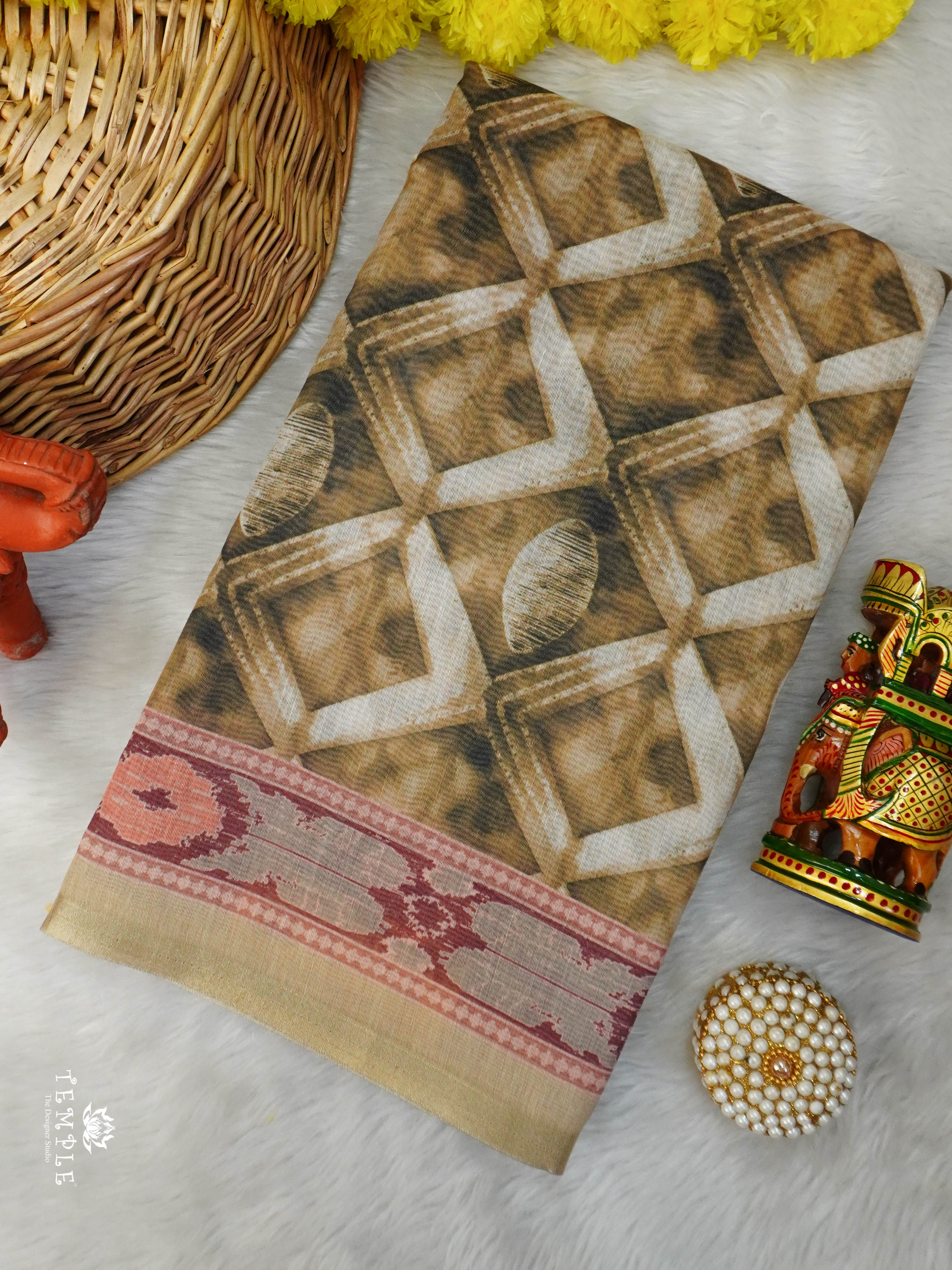 Chanderi Cotton Saree | TTDS2777