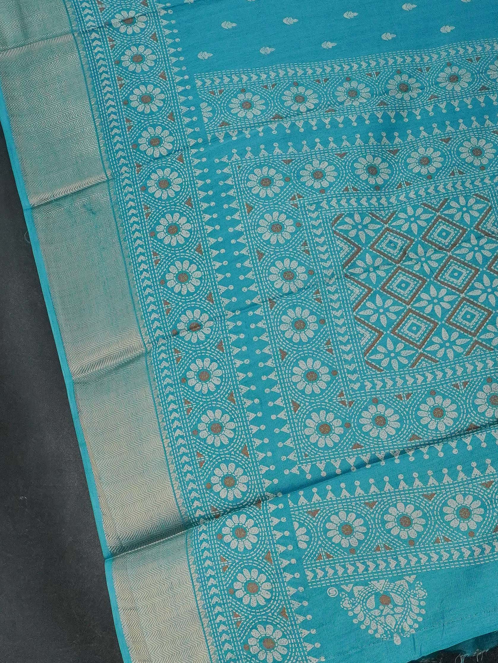 Printed Dola Saree | TTDS3397