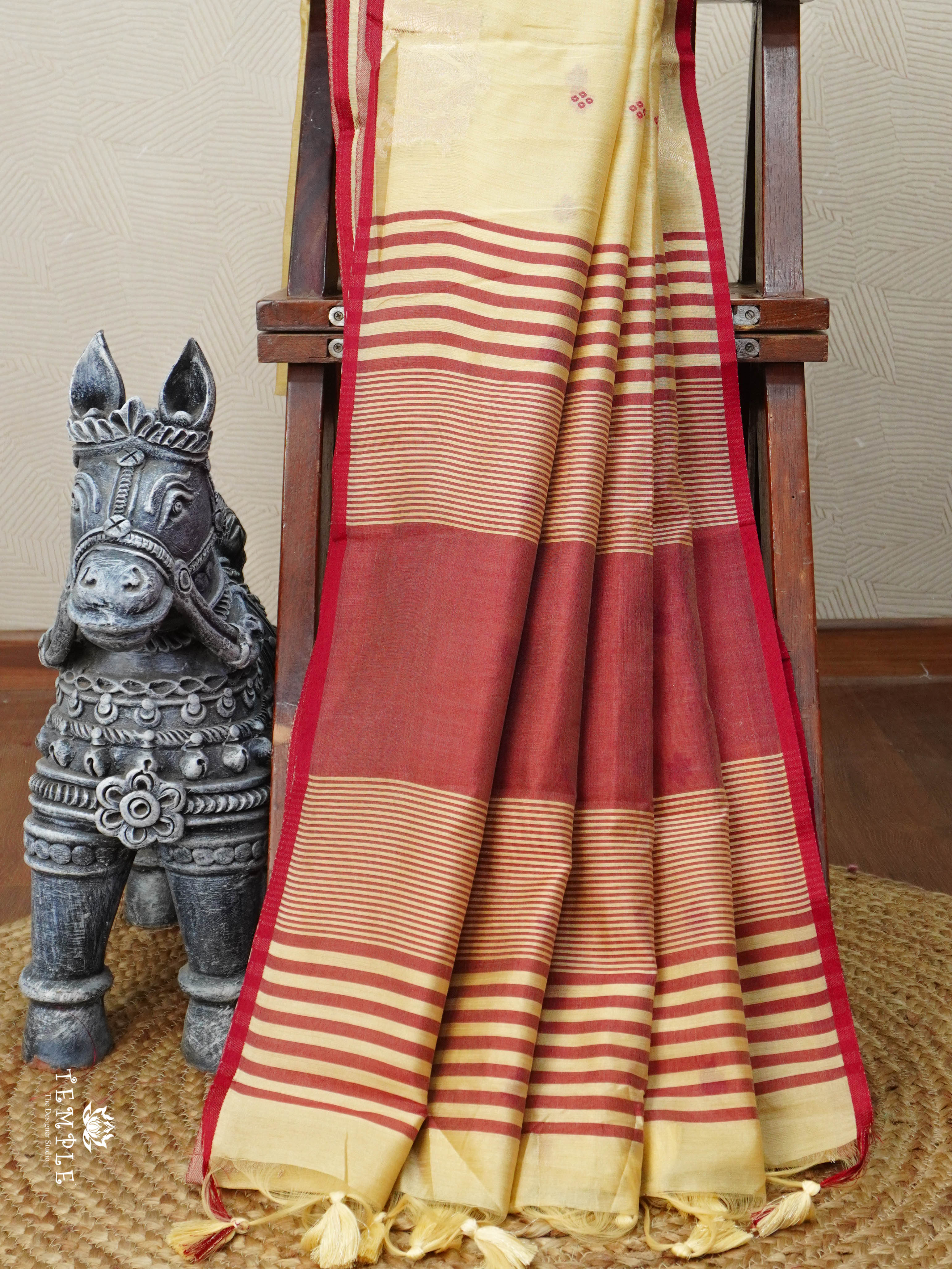 Raw Silk Saree | TTDS2969