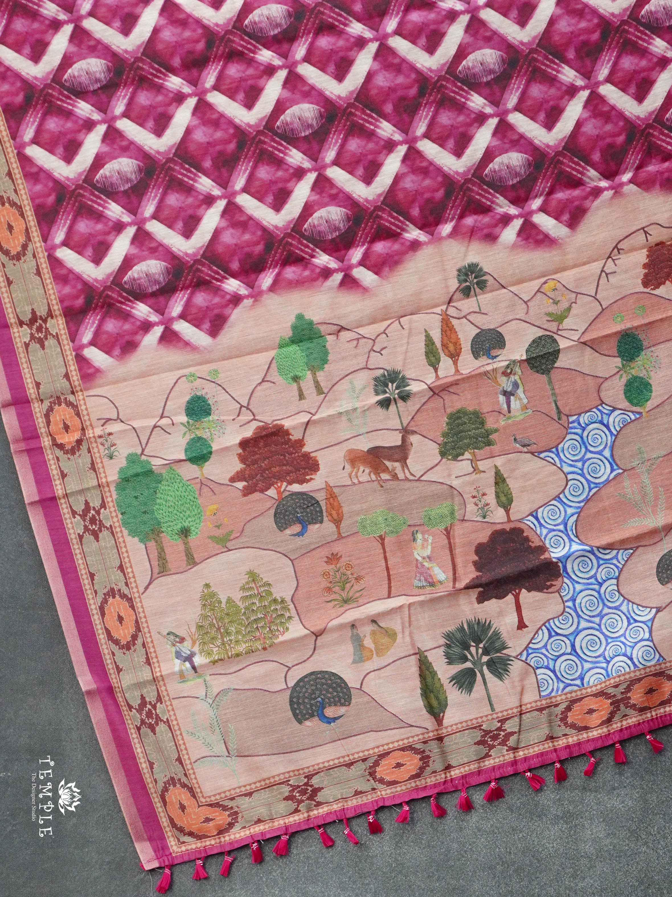 Chanderi Cotton Saree | TTDS2777