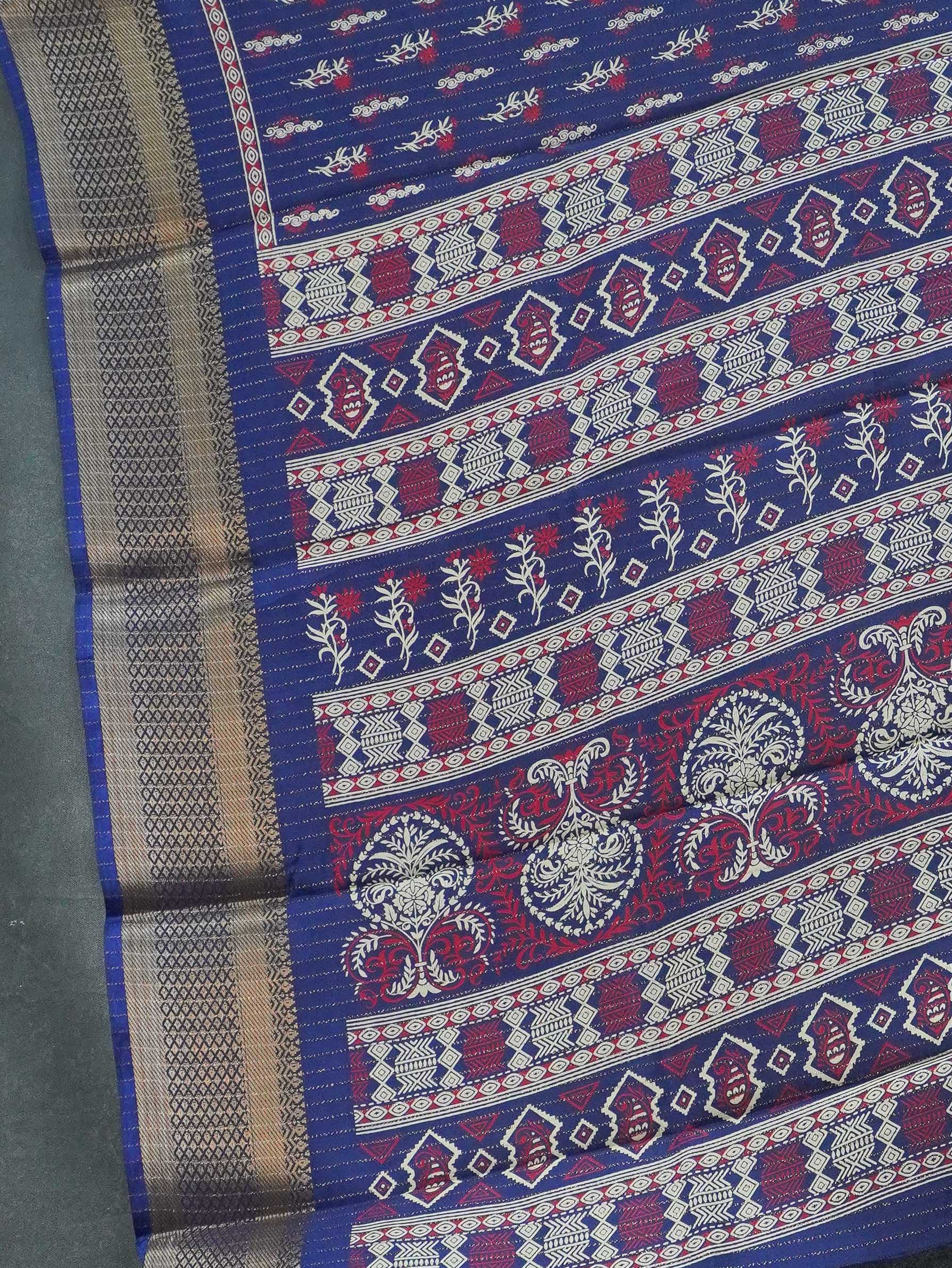 Printed Dola Saree | TTDS3401