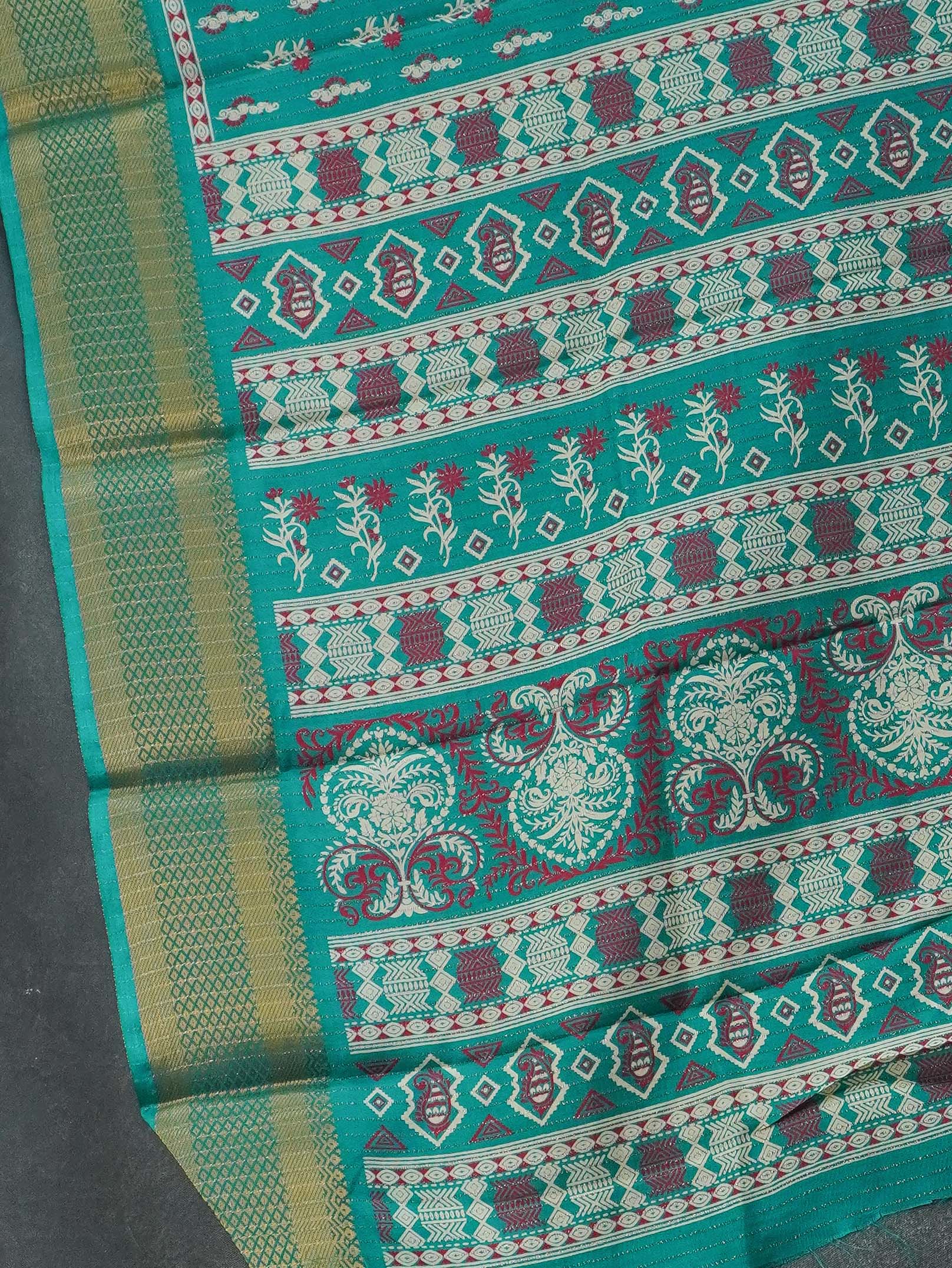 Printed Dola Saree | TTDS3401