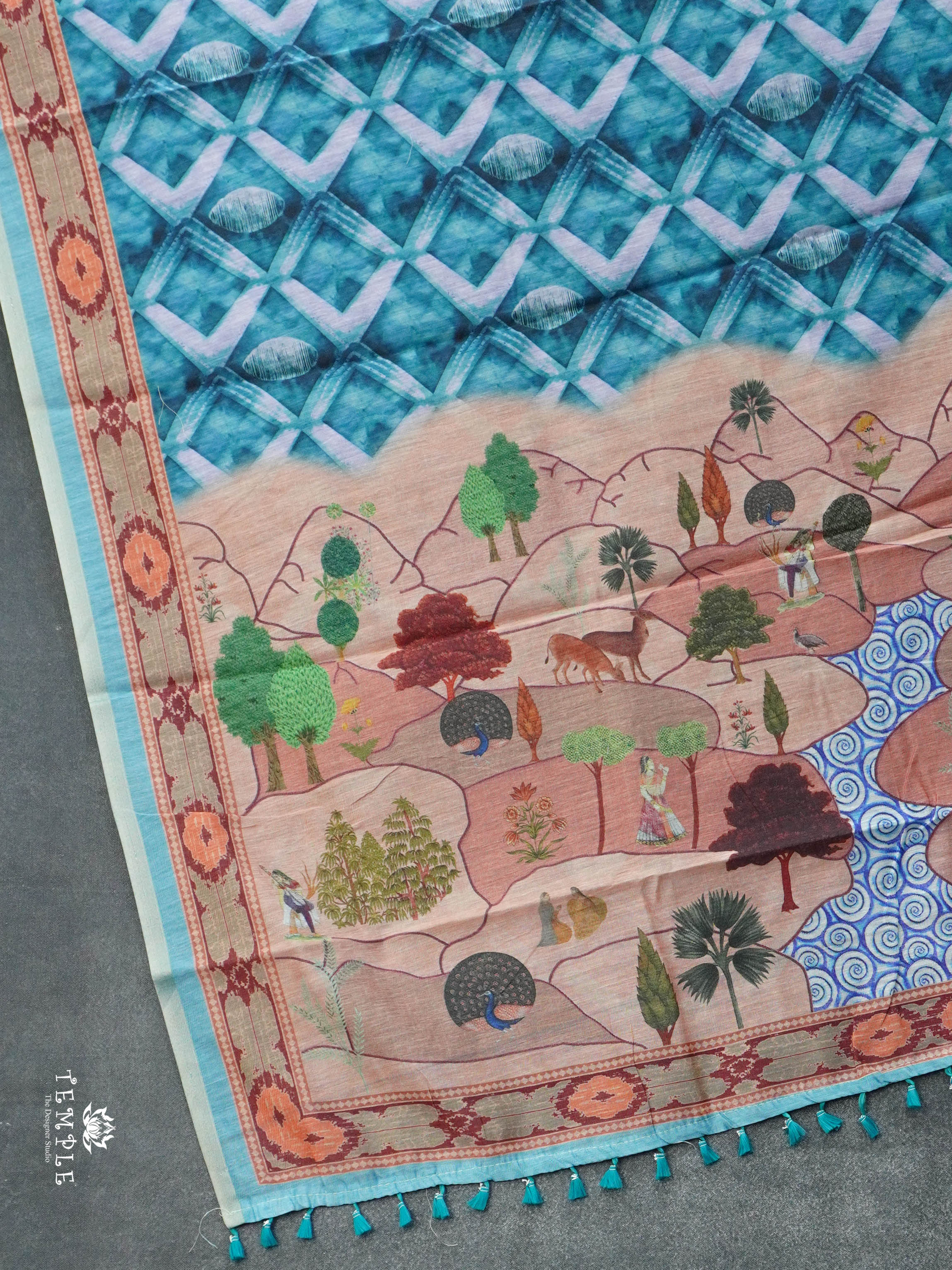 Chanderi Cotton Saree | TTDS2777