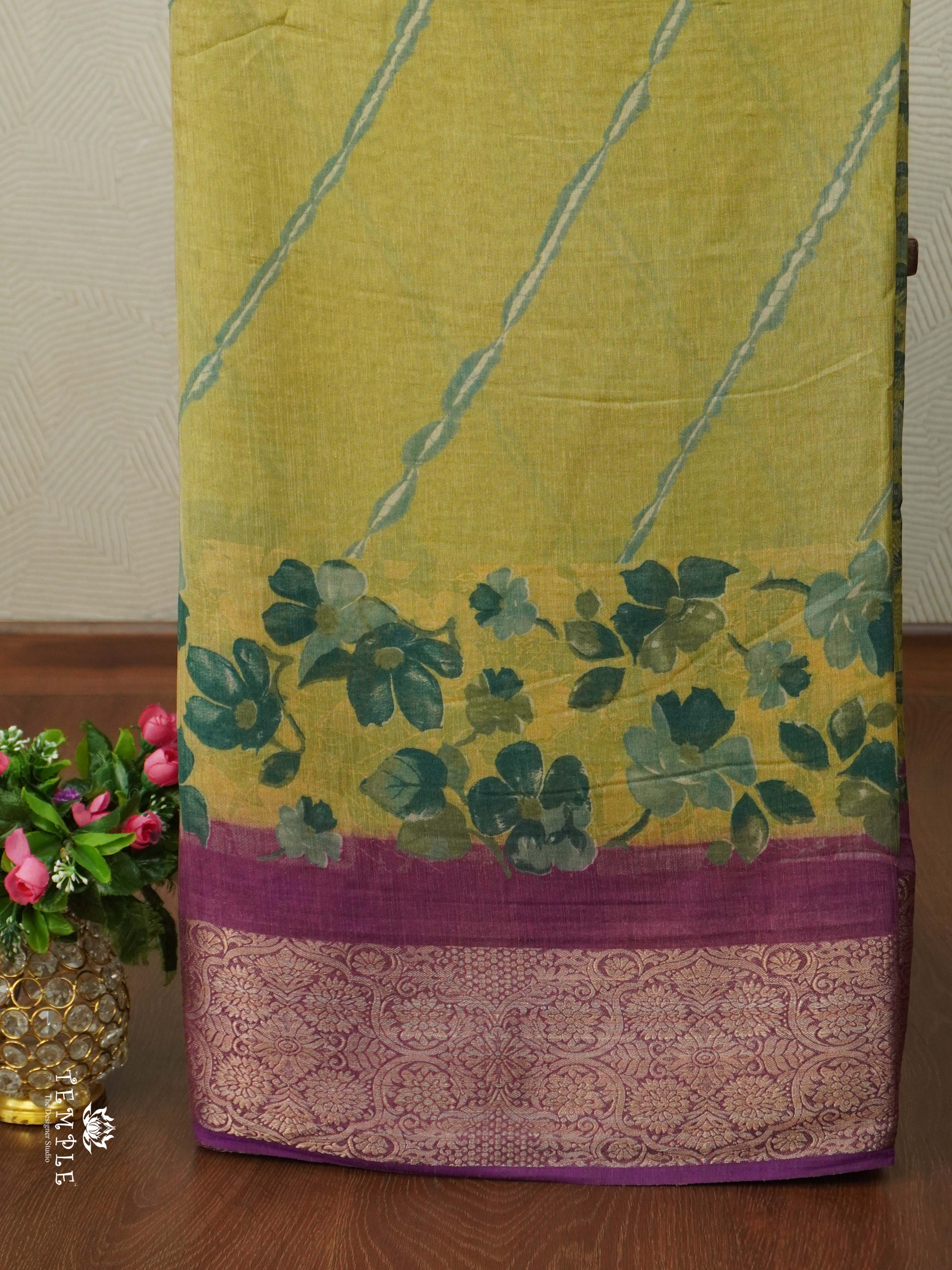 Floral Pattern Georgette Sarees | TTDS2518