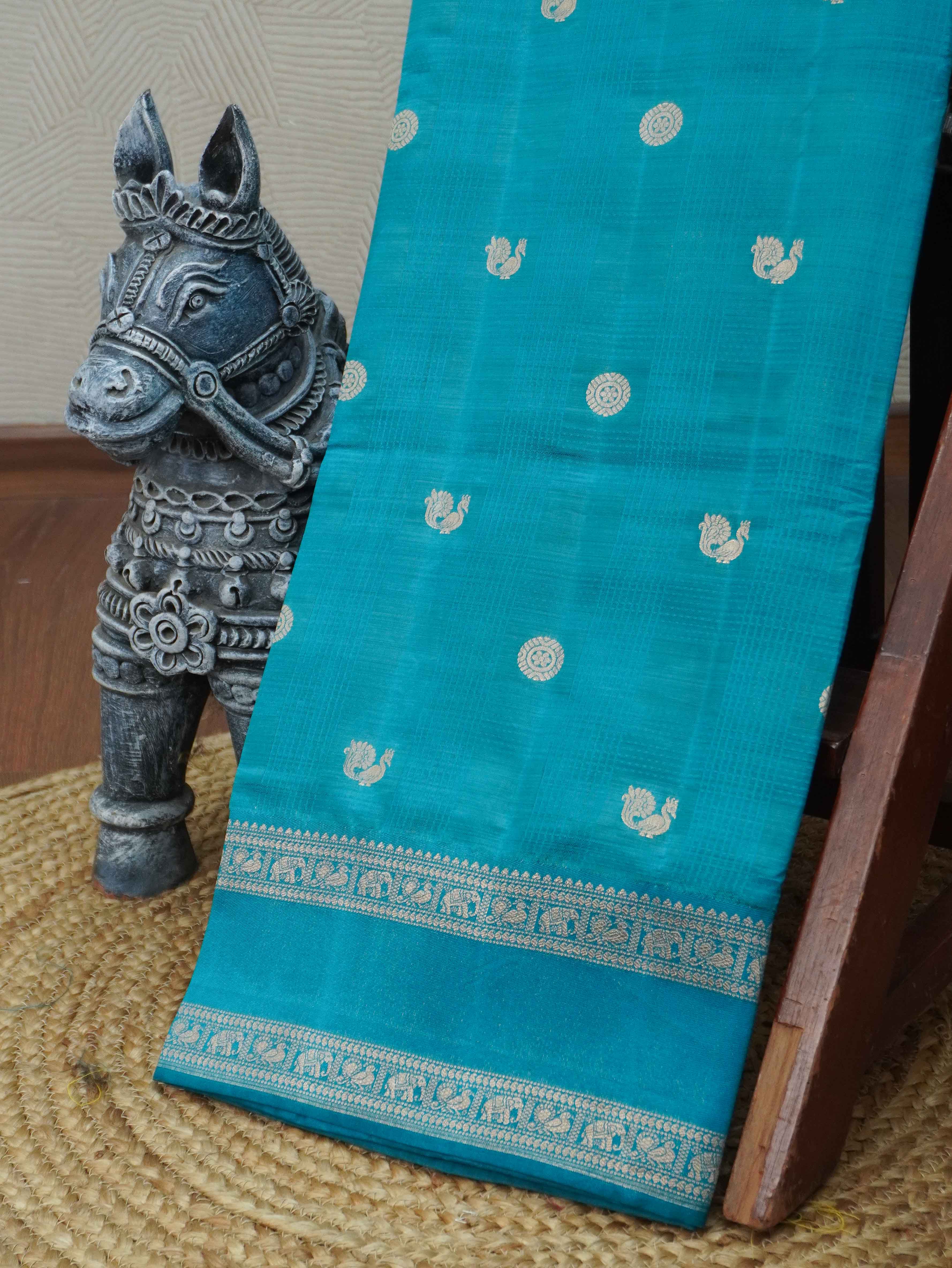 Semi Tussar Silk Saree | TTDS3405