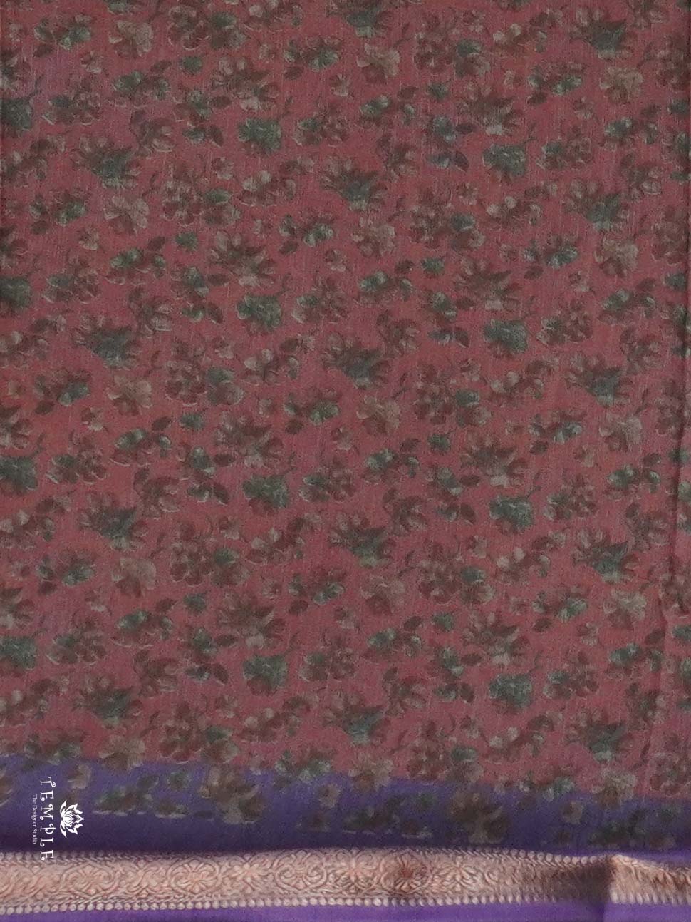 Floral Pattern Georgette Sarees | TTDS2518