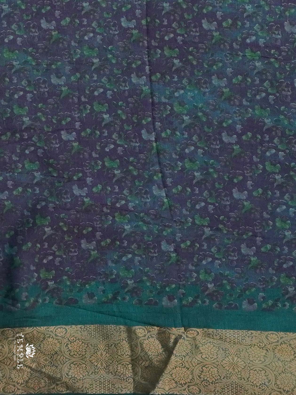 Floral Pattern Georgette Sarees | TTDS2518