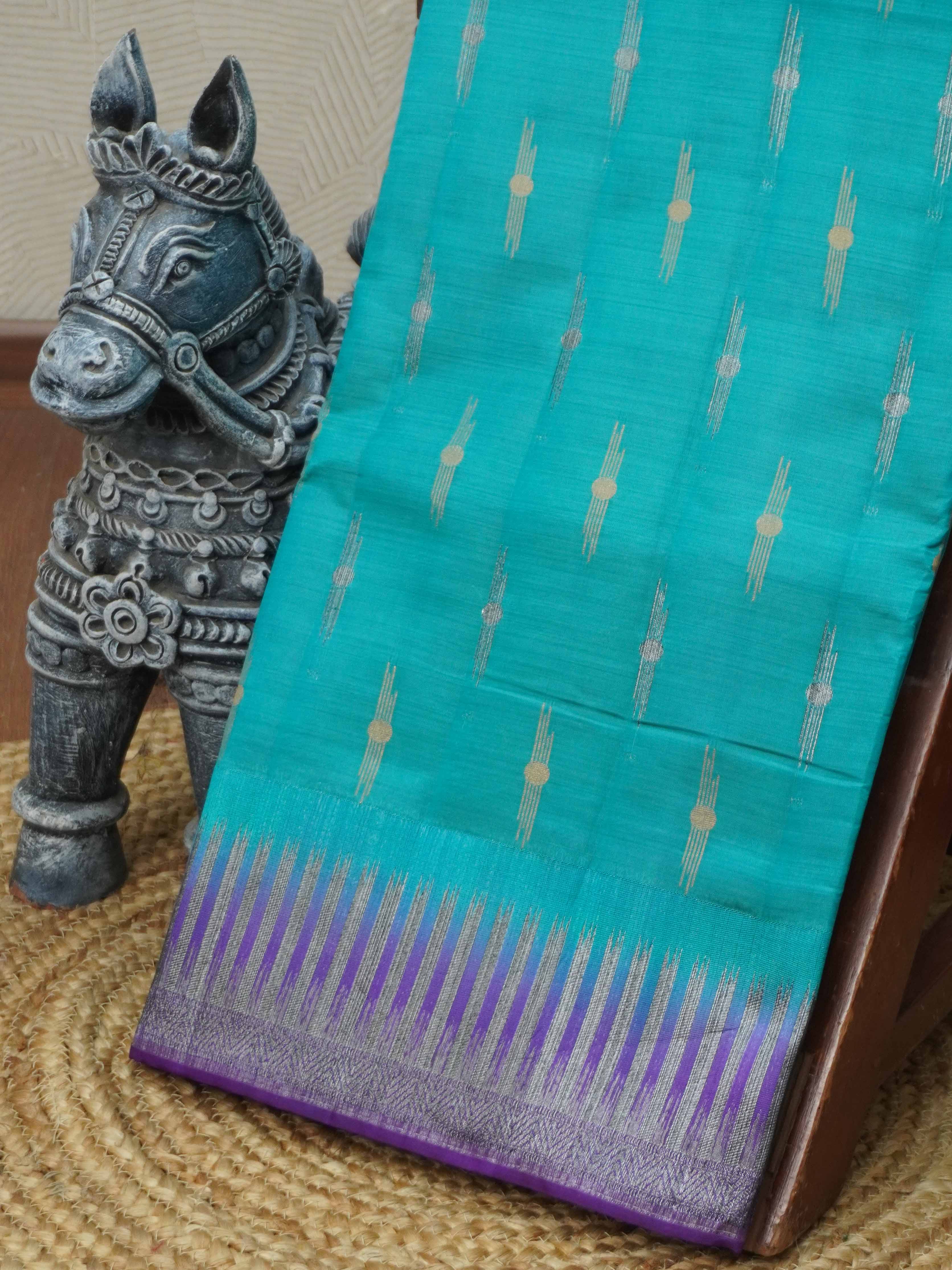 Semi Tussar Silk Saree | TTDS3409