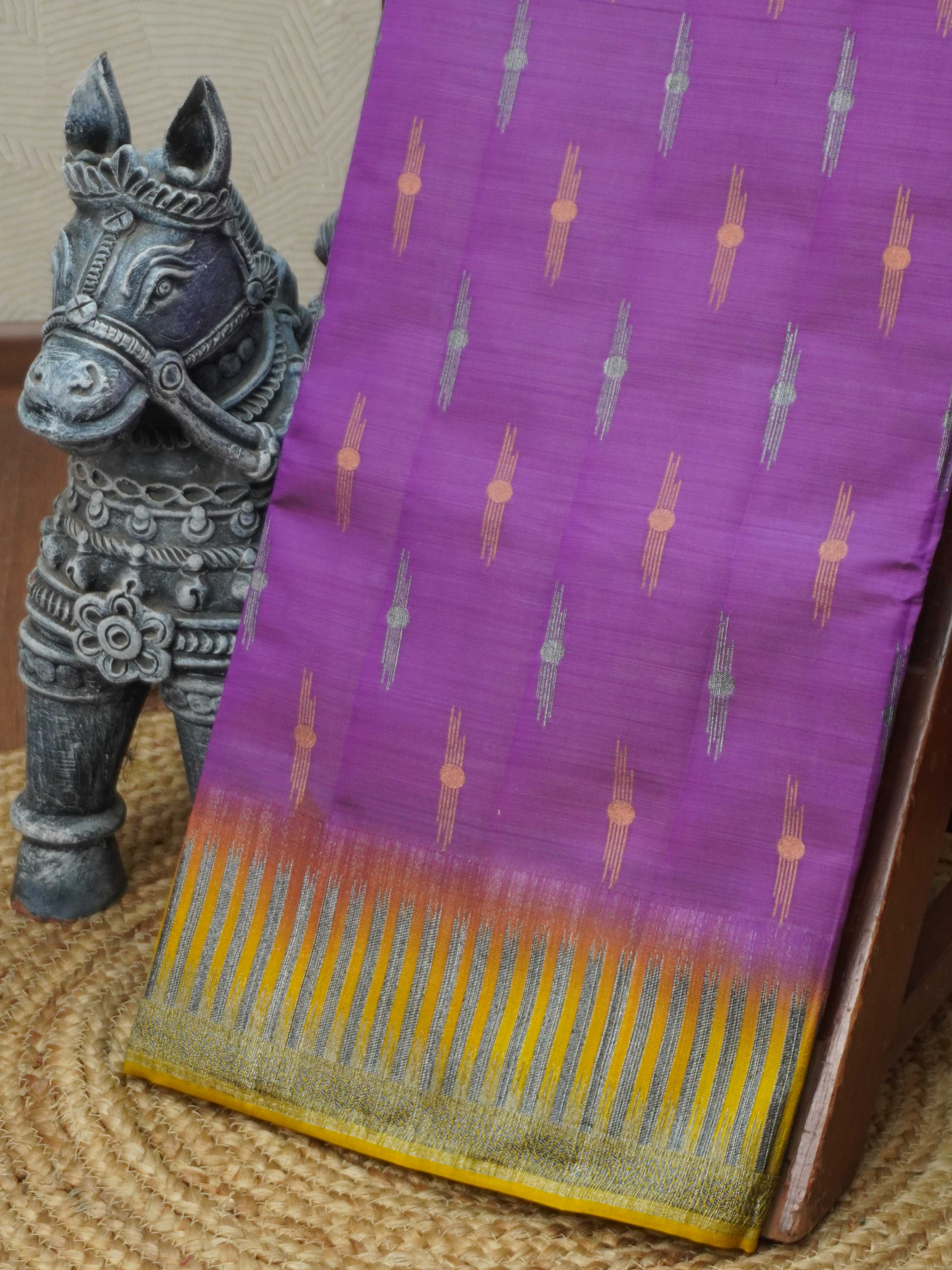 Semi Tussar Silk Saree | TTDS3409