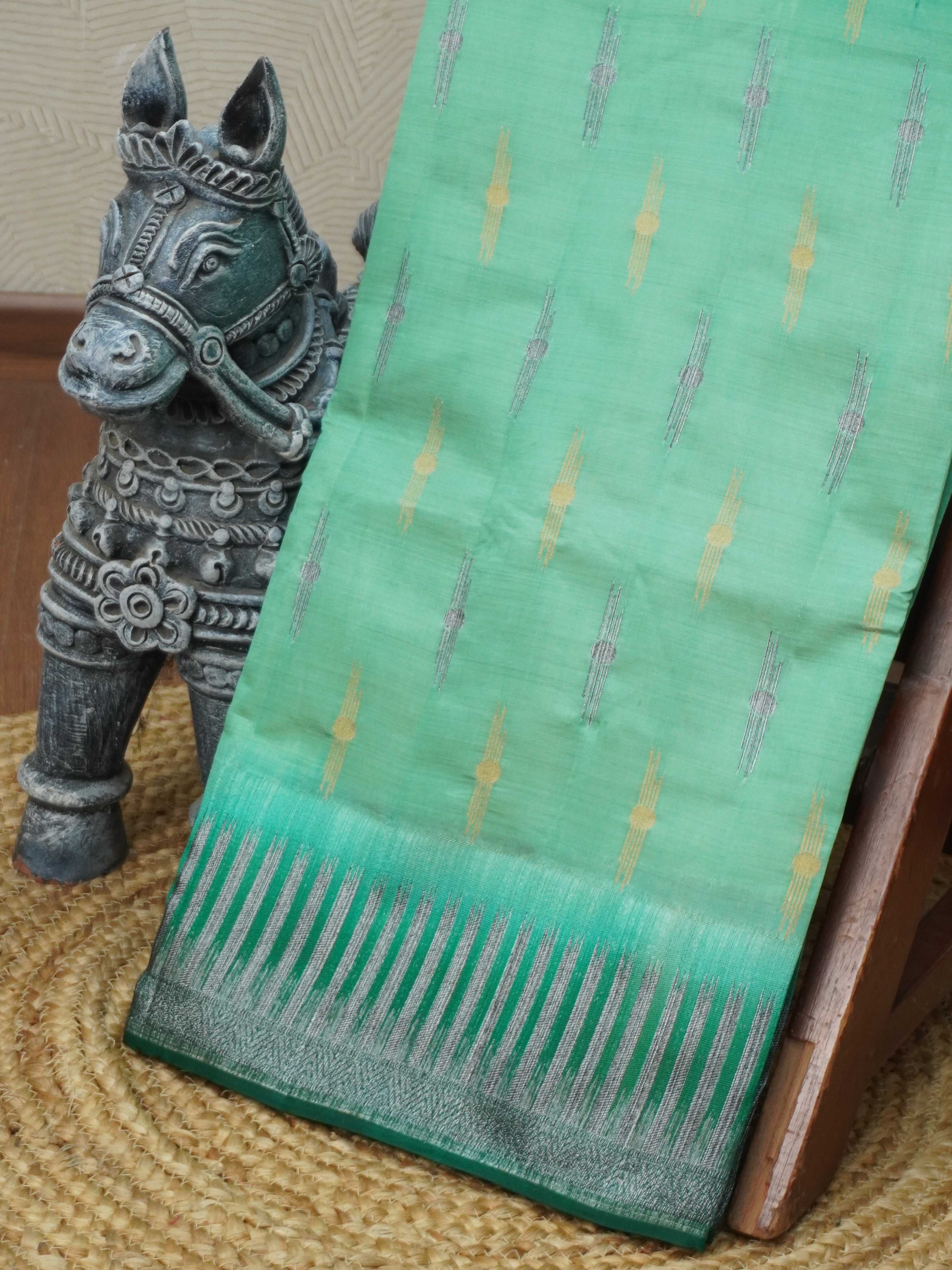 Semi Tussar Silk Saree | TTDS3409