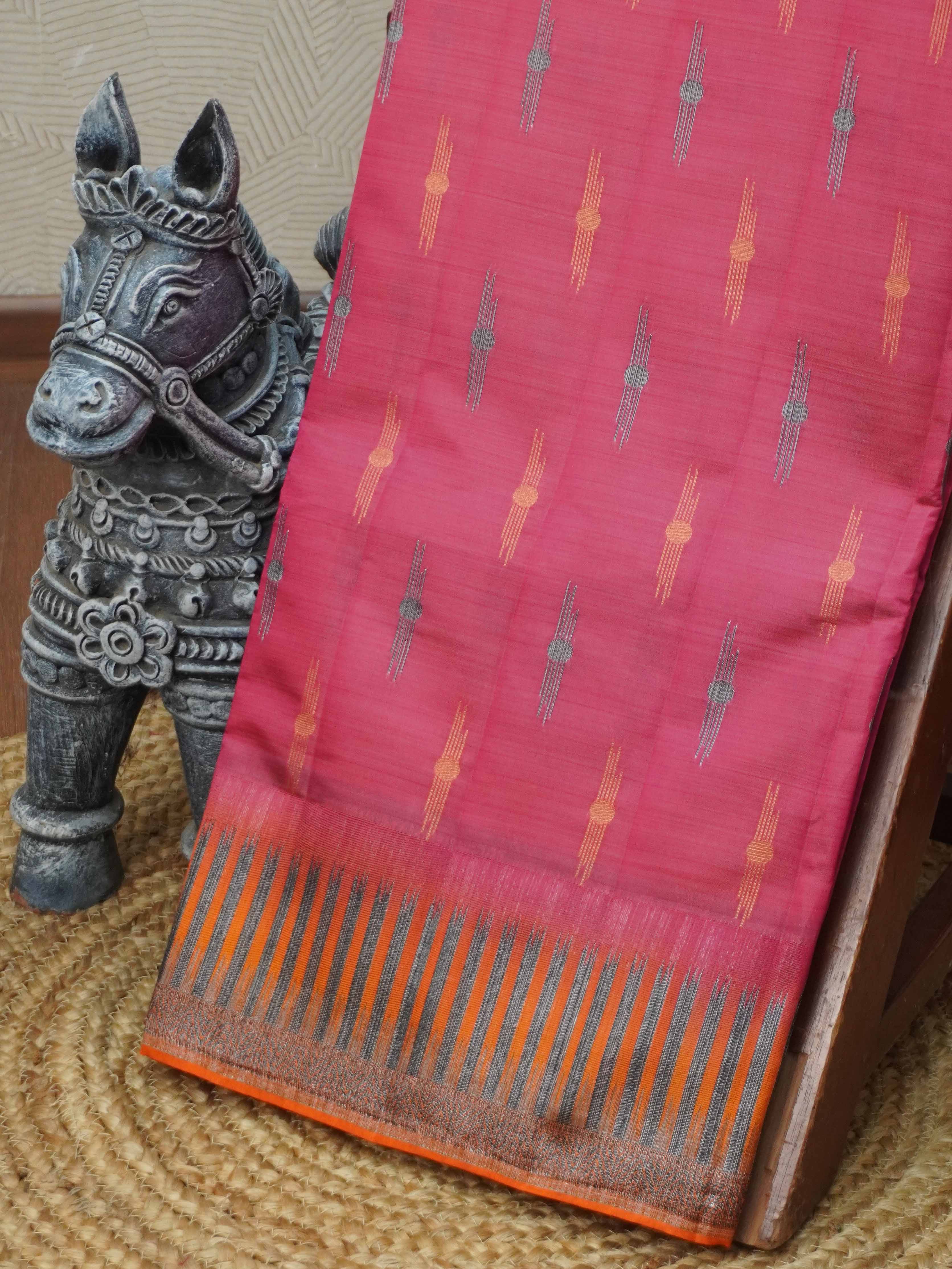 Semi Tussar Silk Saree | TTDS3409
