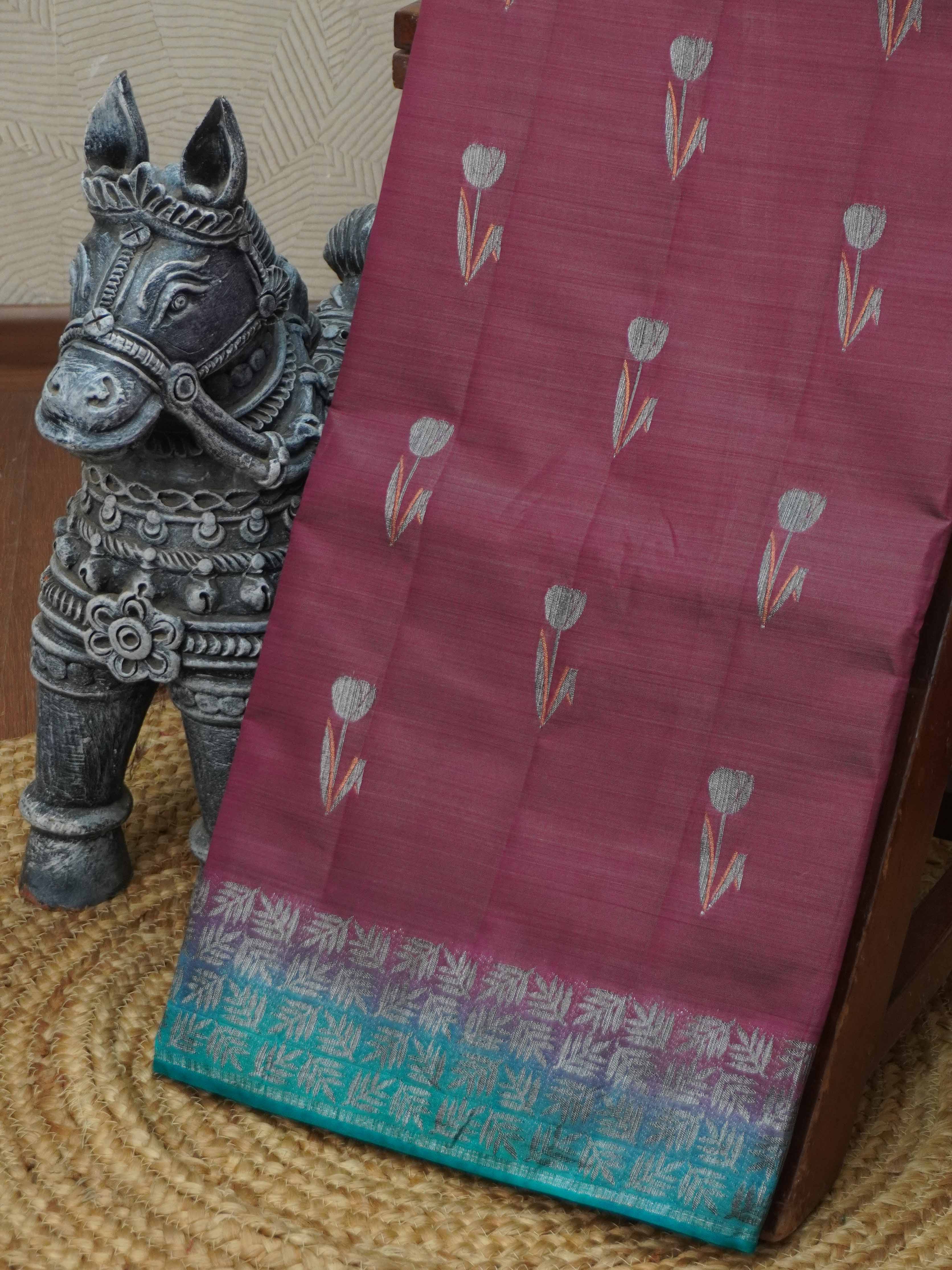 Semi Tussar Silk Saree | TTDS3410