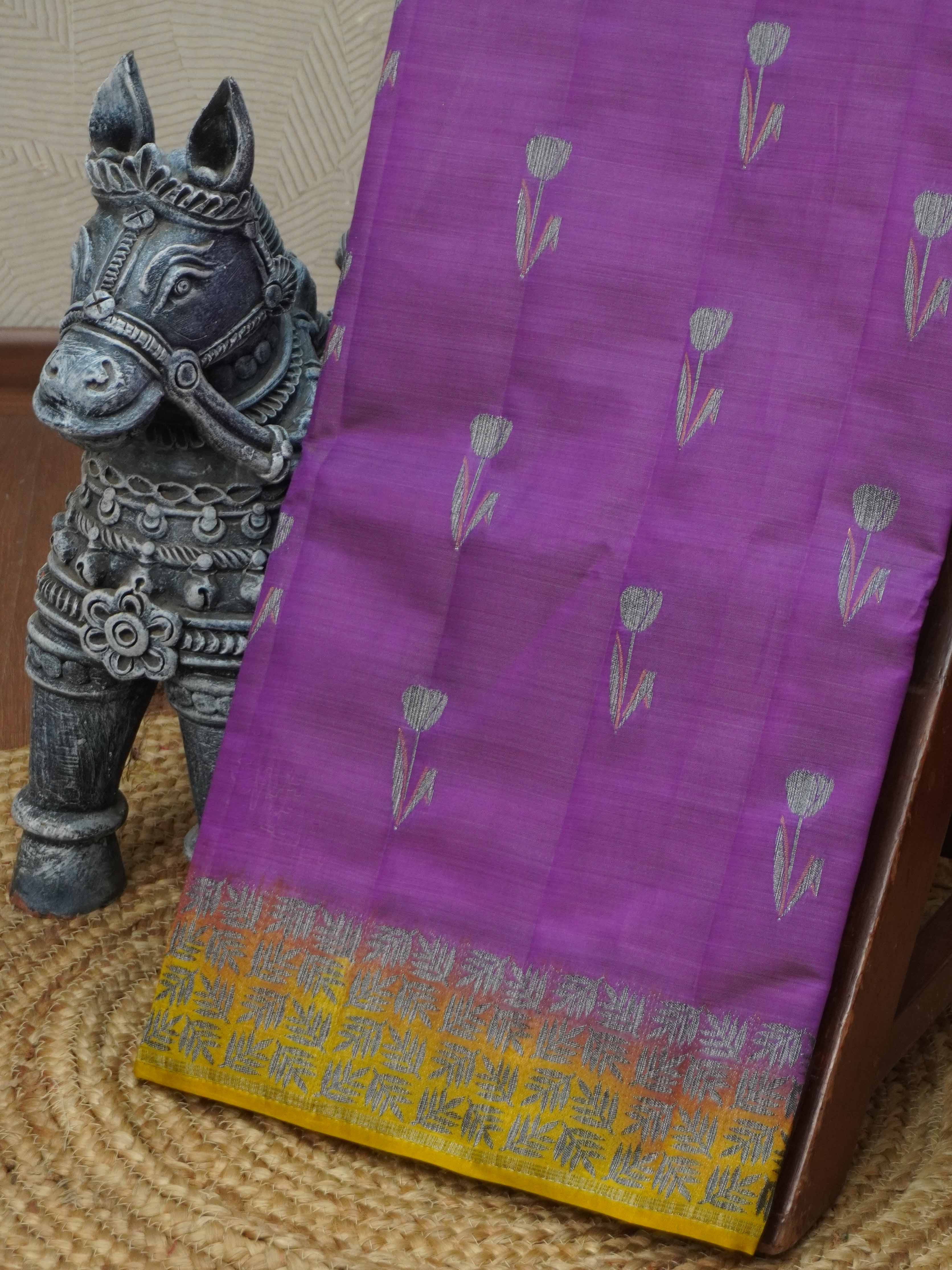 Semi Tussar Silk Saree | TTDS3410