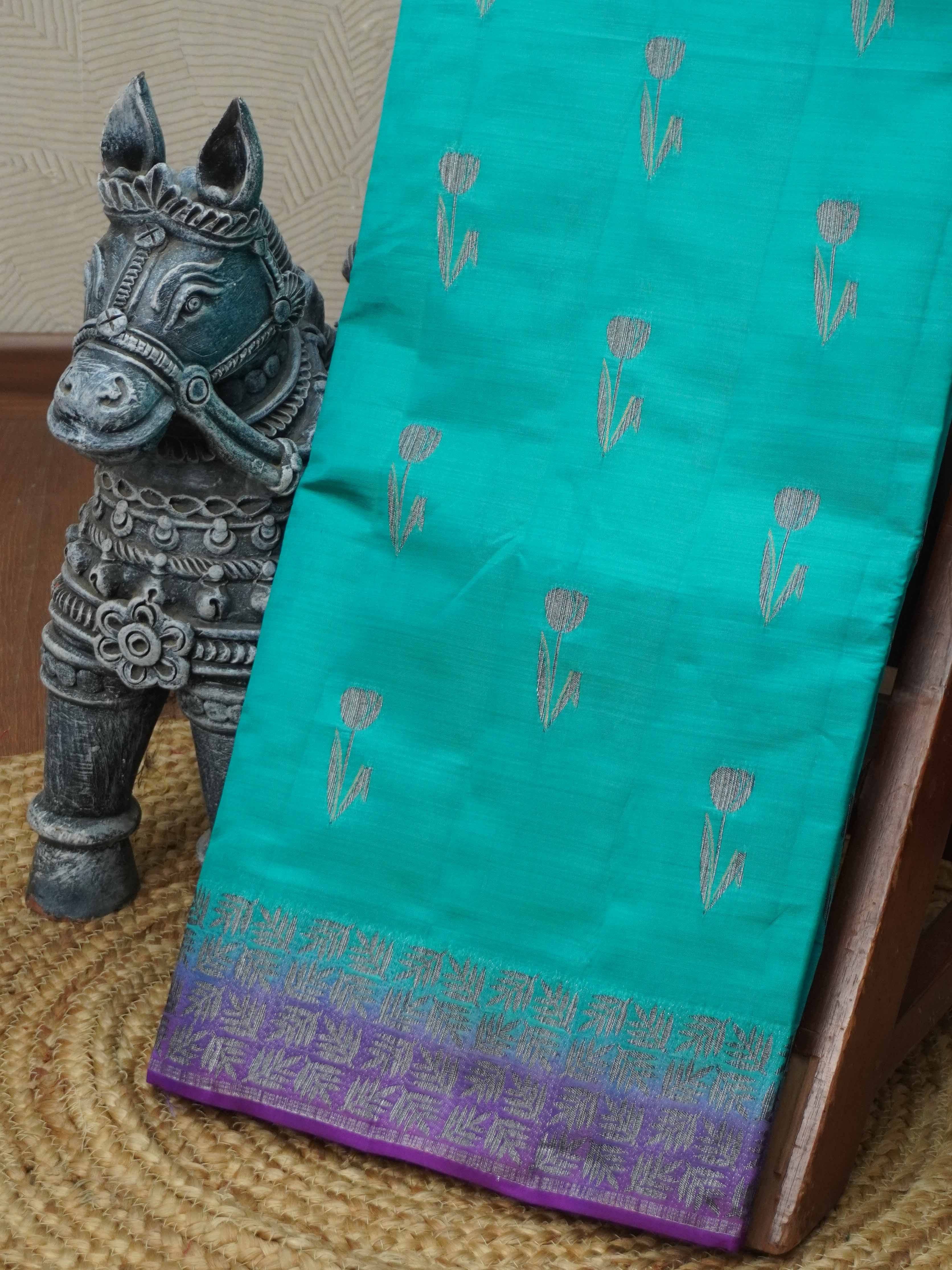 Semi Tussar Silk Saree | TTDS3410