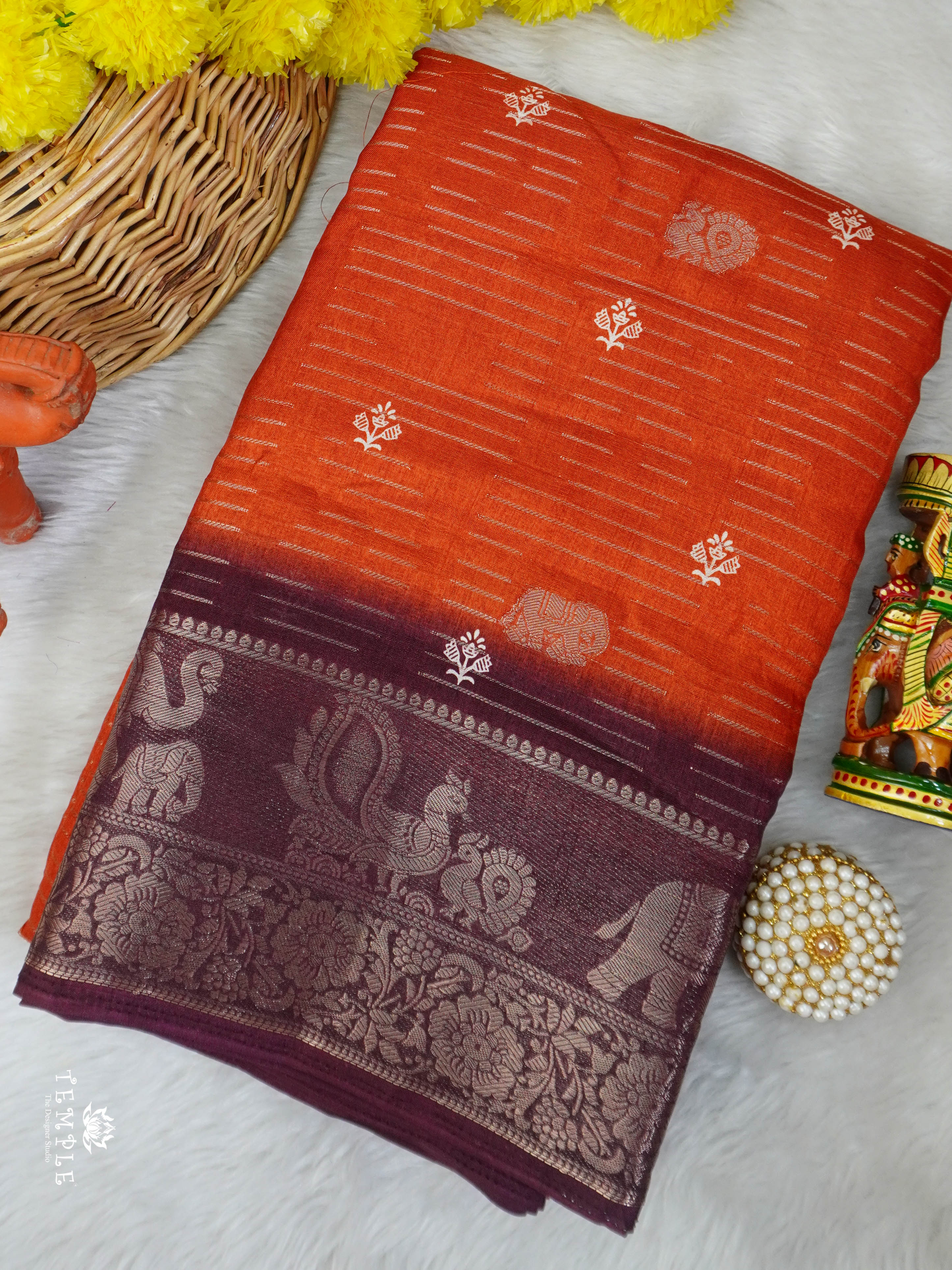 Sungudi Cotton Saree | TTDS2979