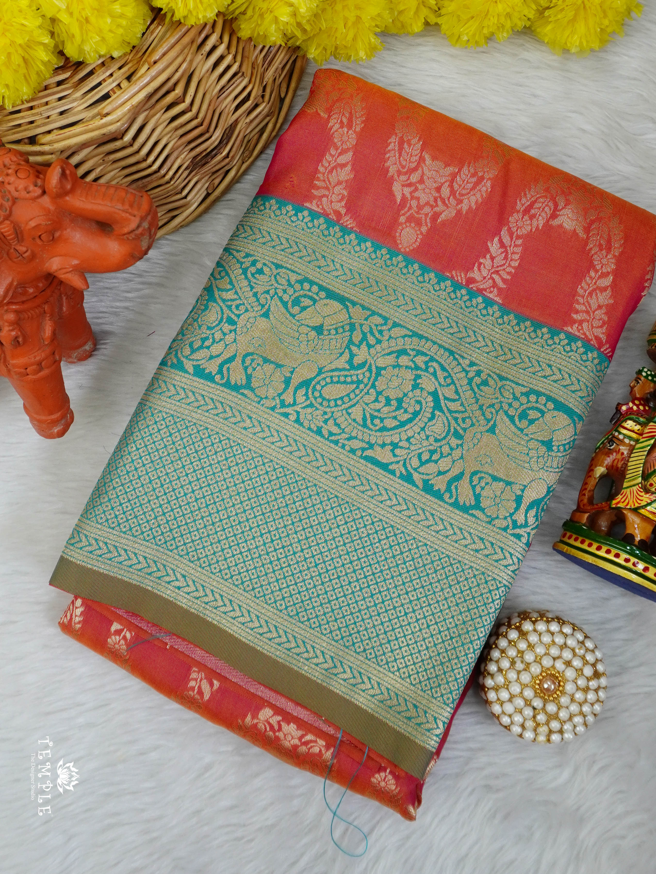 Semi Silk Saree | TTDS2982