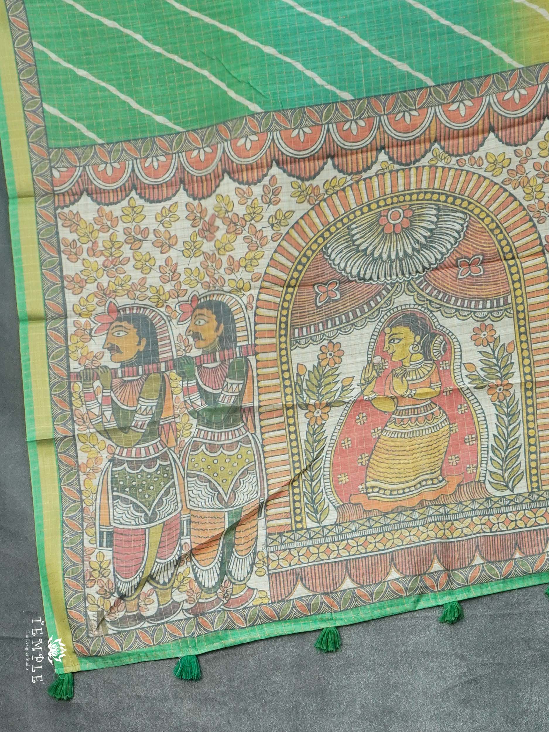Chanderi Cotton Saree With Triple Shades | TTDS2507