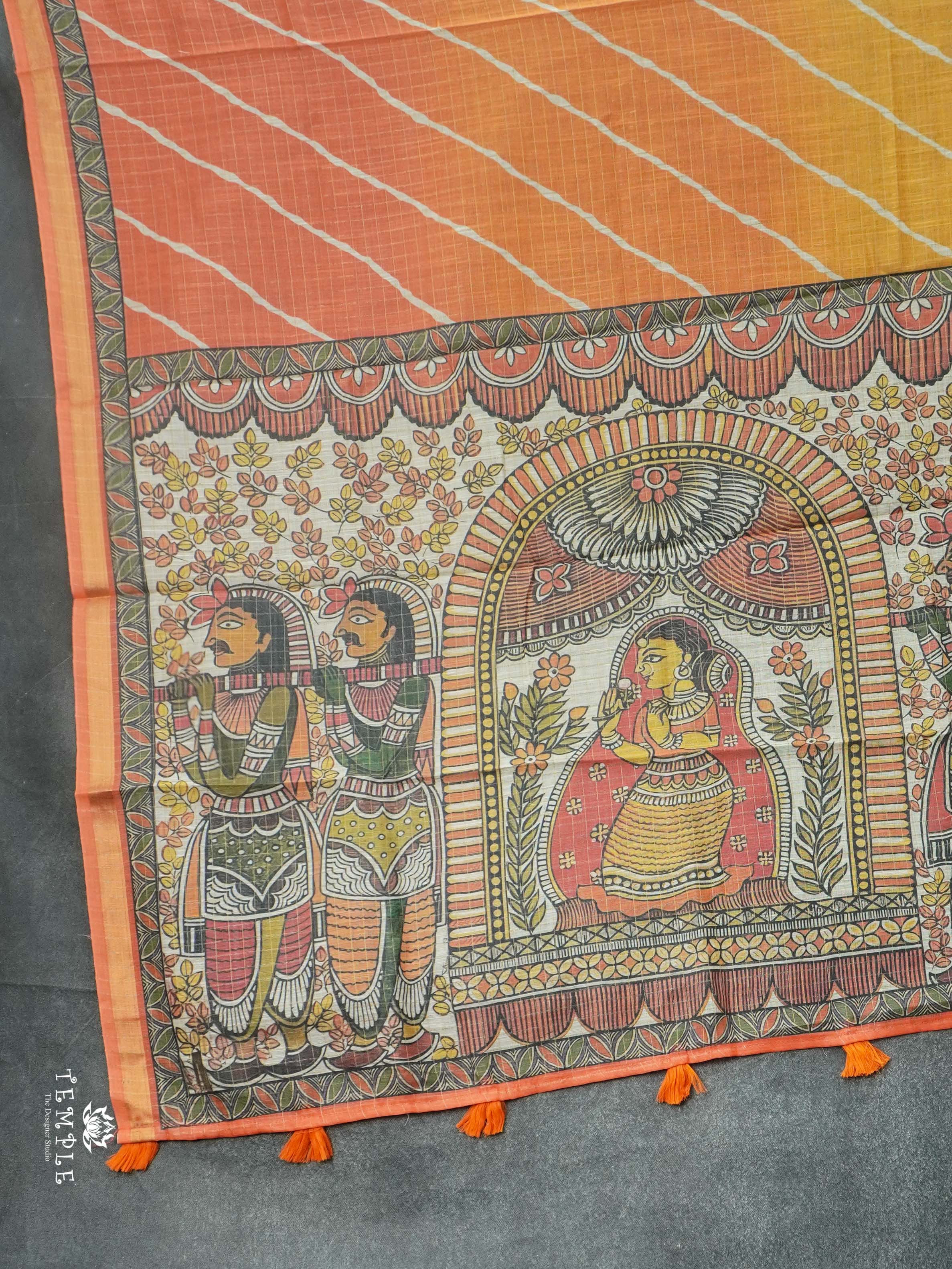 Chanderi Cotton Saree With Triple Shades | TTDS2507