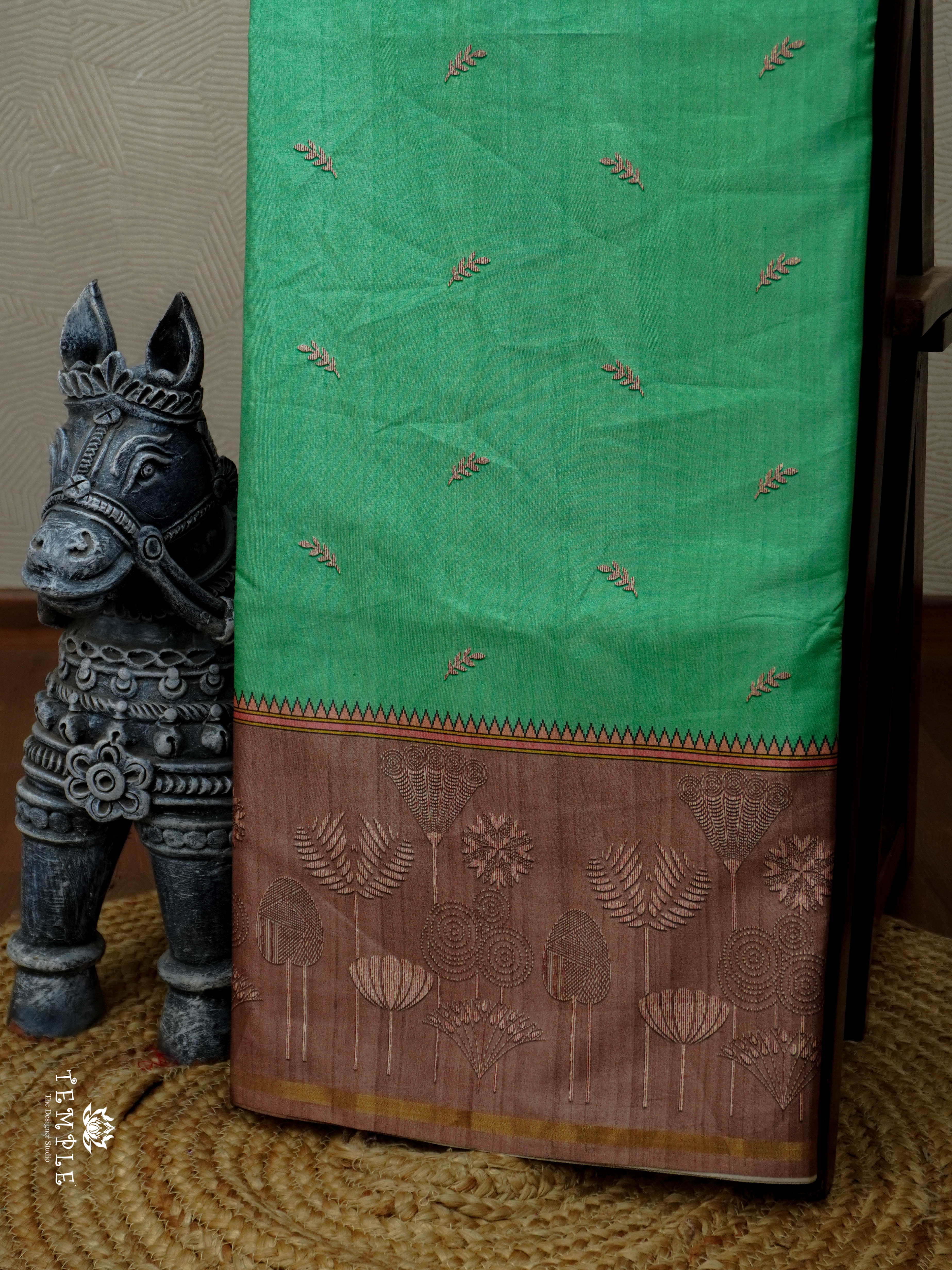 Printed Cotton Saree | TTDS2984