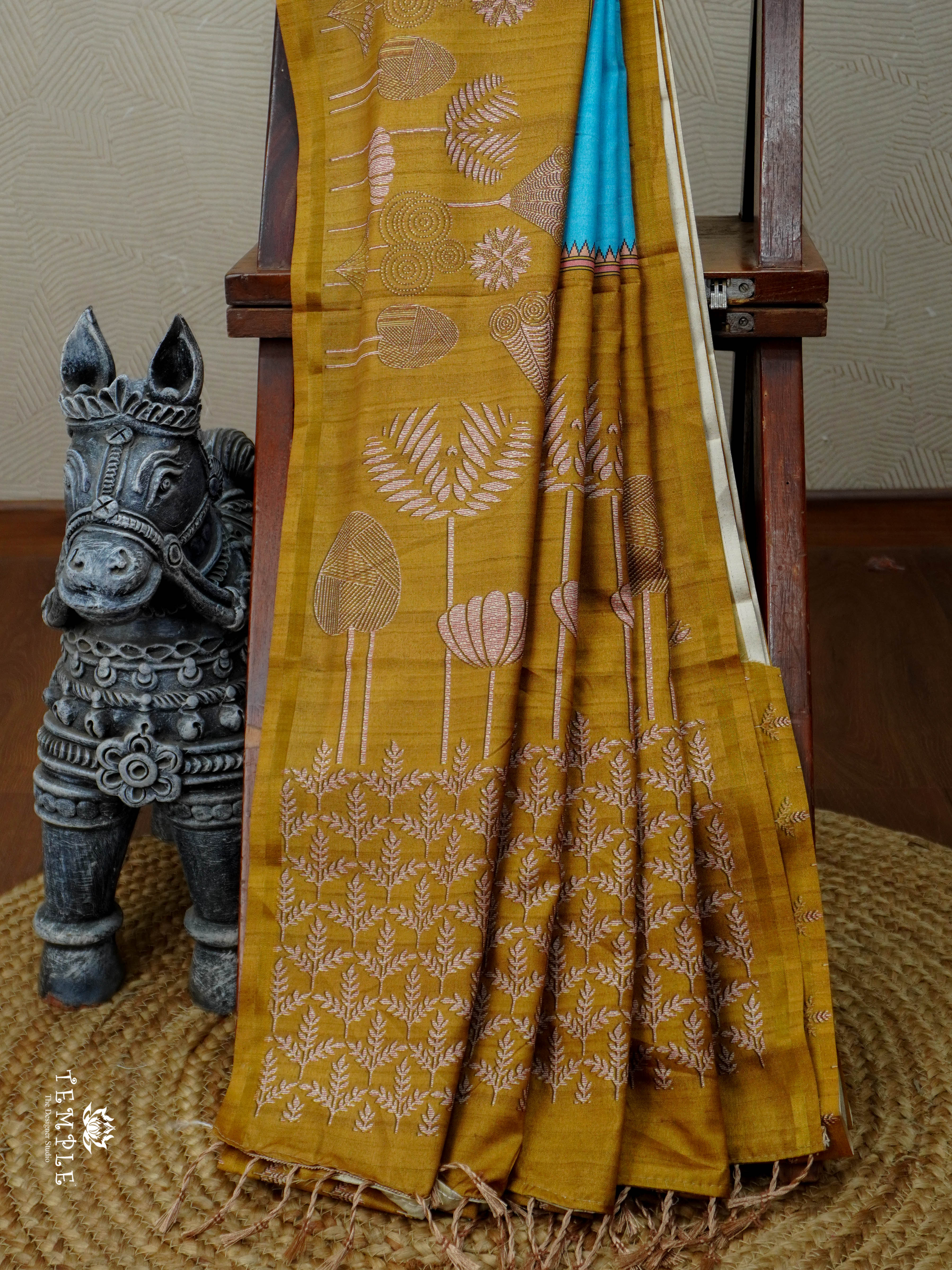 Printed Cotton Saree | TTDS2984