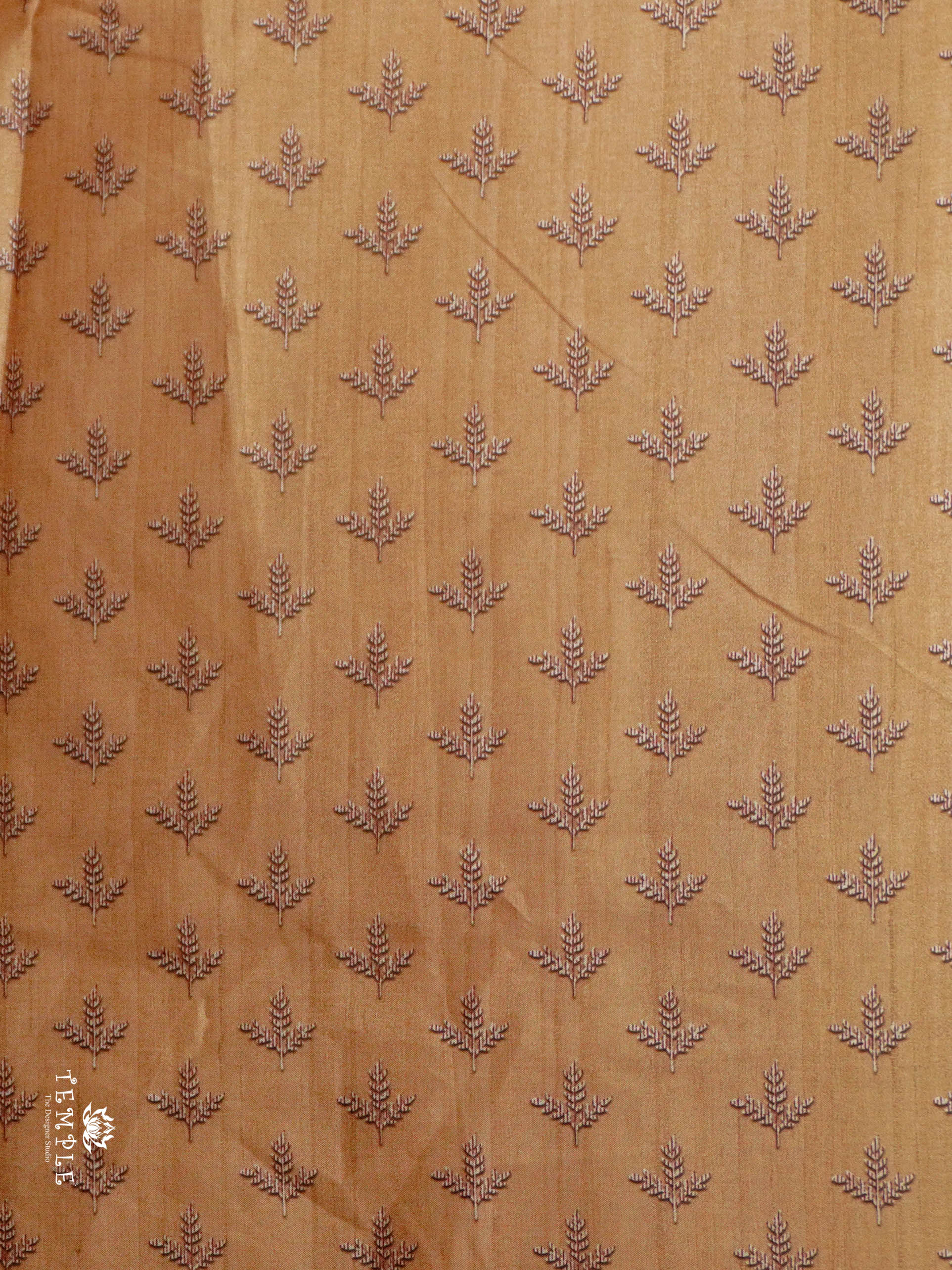 Printed Cotton Saree | TTDS2984